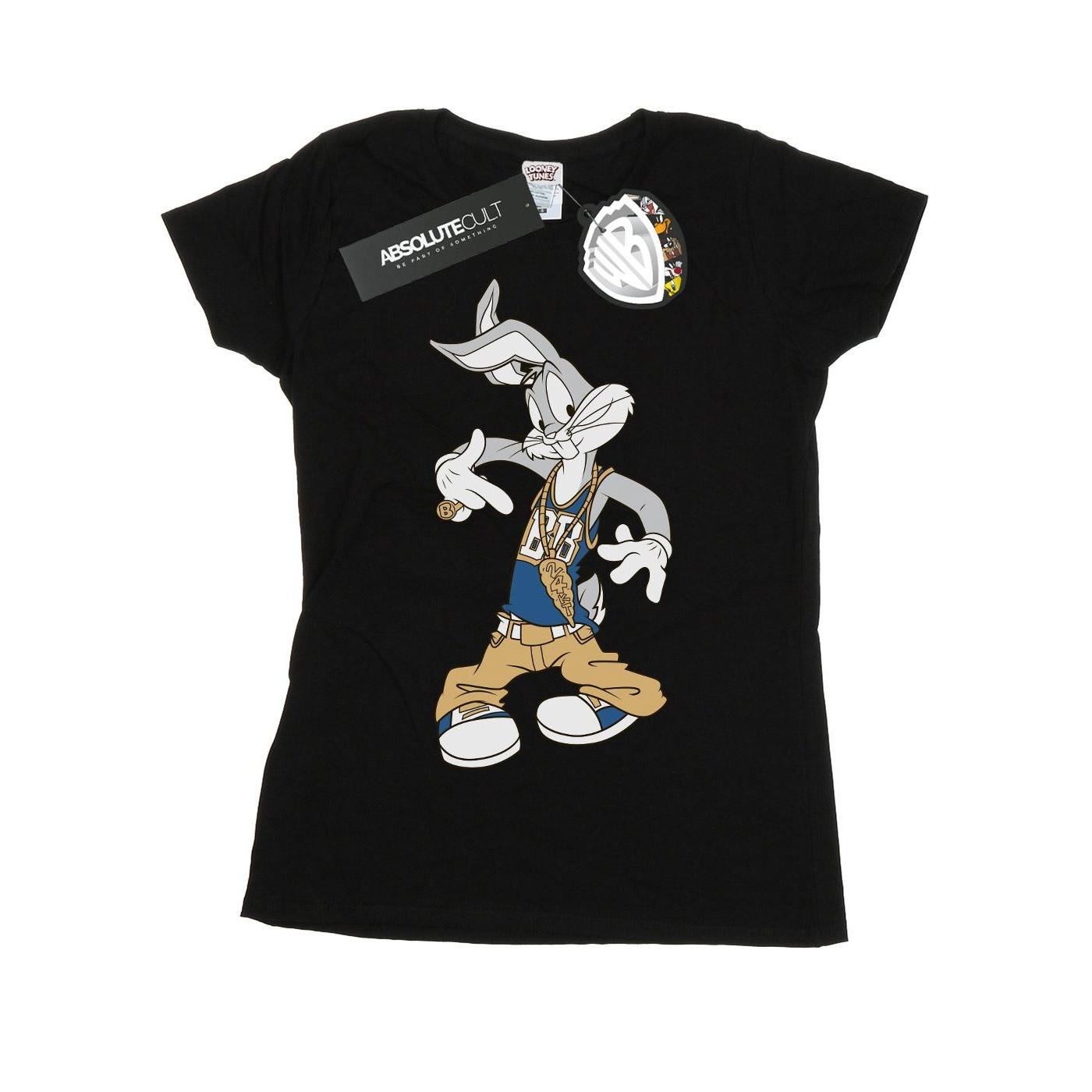 LOONEY TUNES Bugs Bunny Hip Hop Print T-Shirt