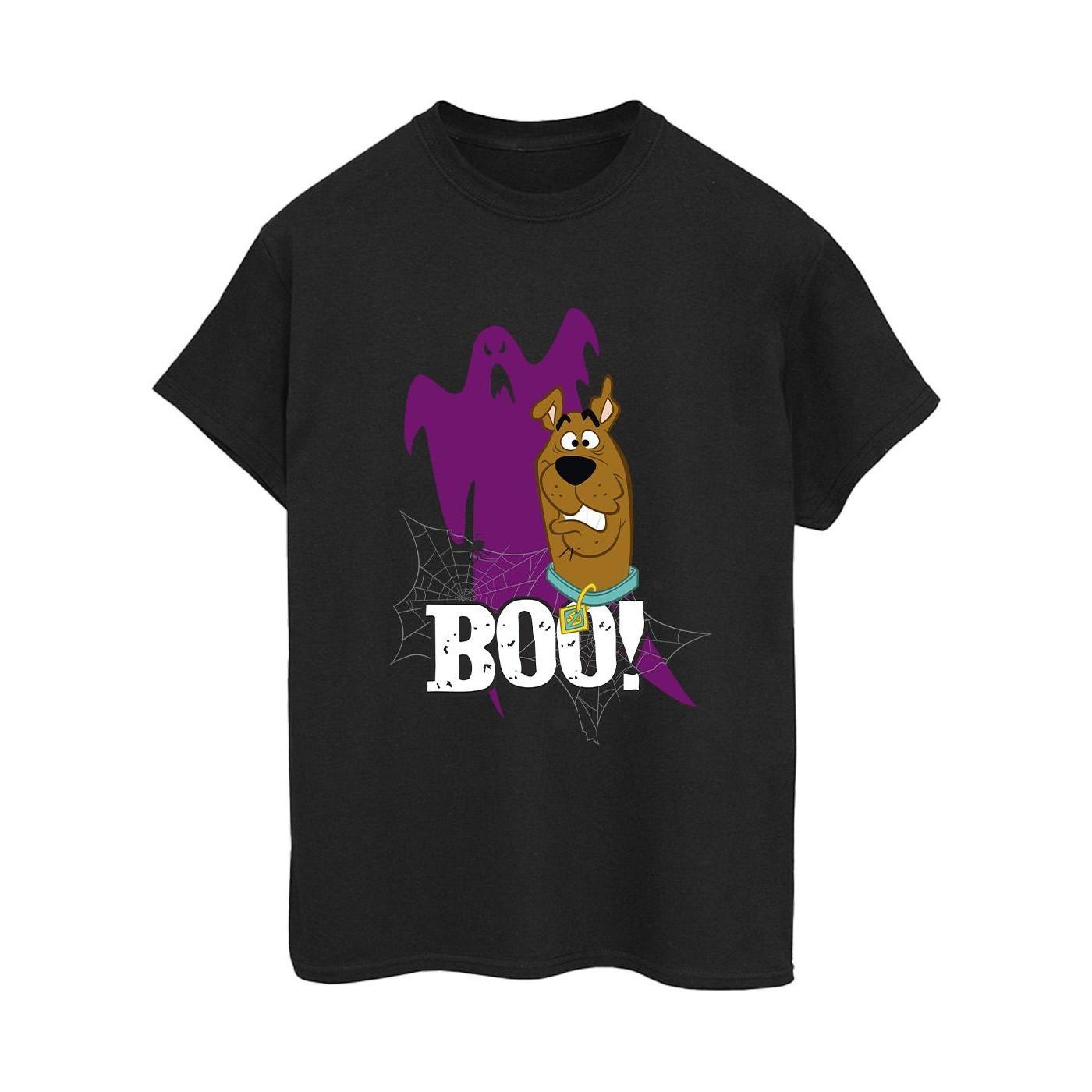SCOOBY DOO Boo Geist Spinnennetz Print T-Shirt
