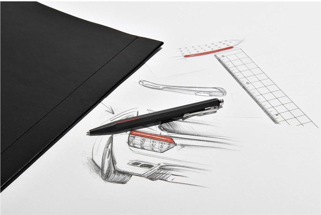 Caran d'Ache Kugelschreiber Ecridor Racing Medium (M), Schwarz