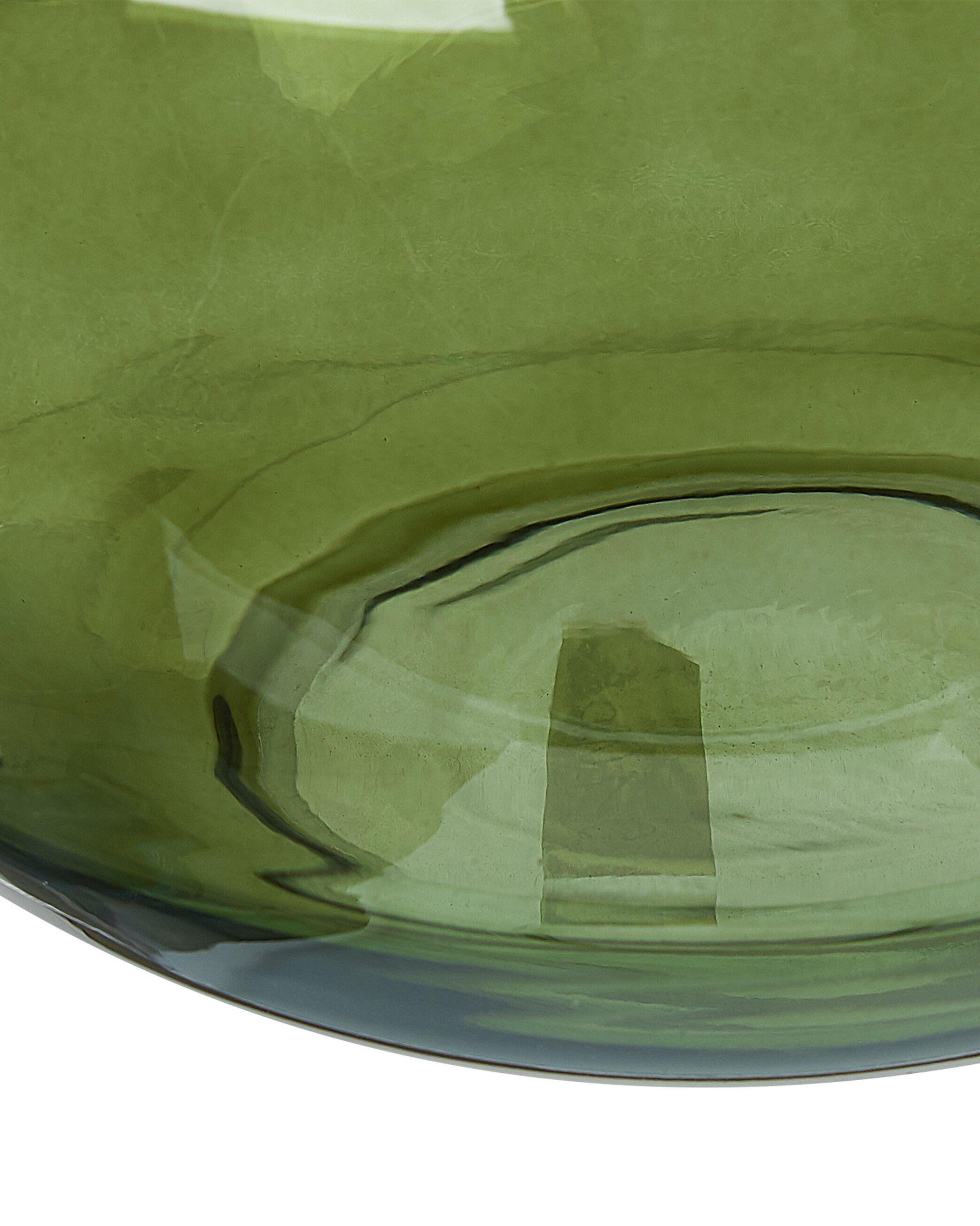 Beliani Blumenvase aus Glas Modern ACHAAR