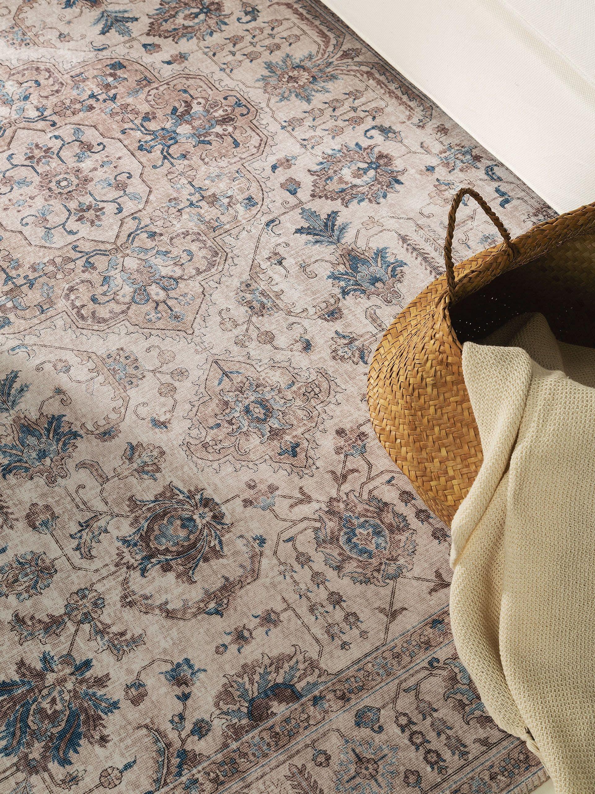 Benuta Teppich Laury Beige