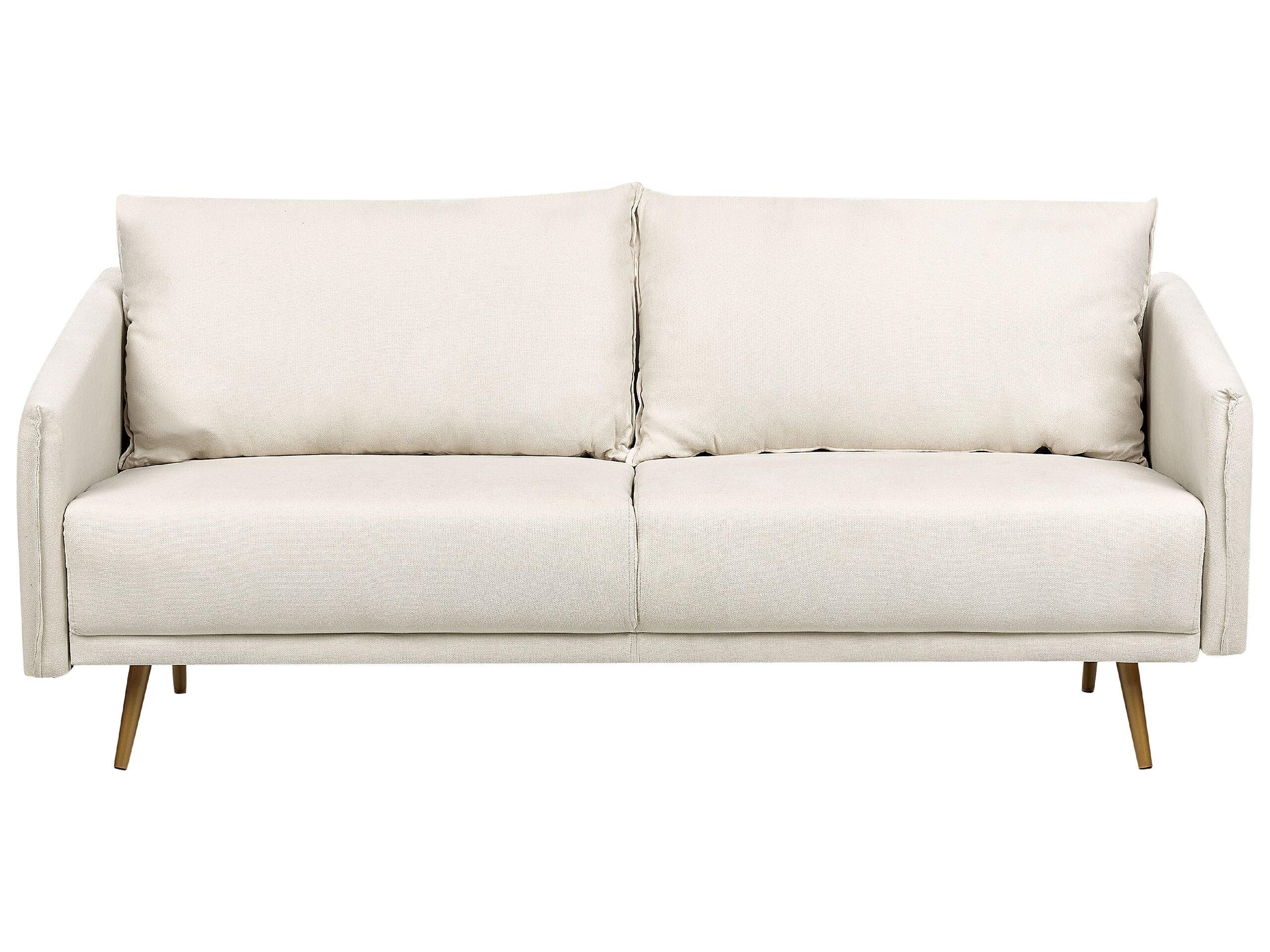 Beliani 3 Sitzer Sofa aus Polyester Retro MAURA