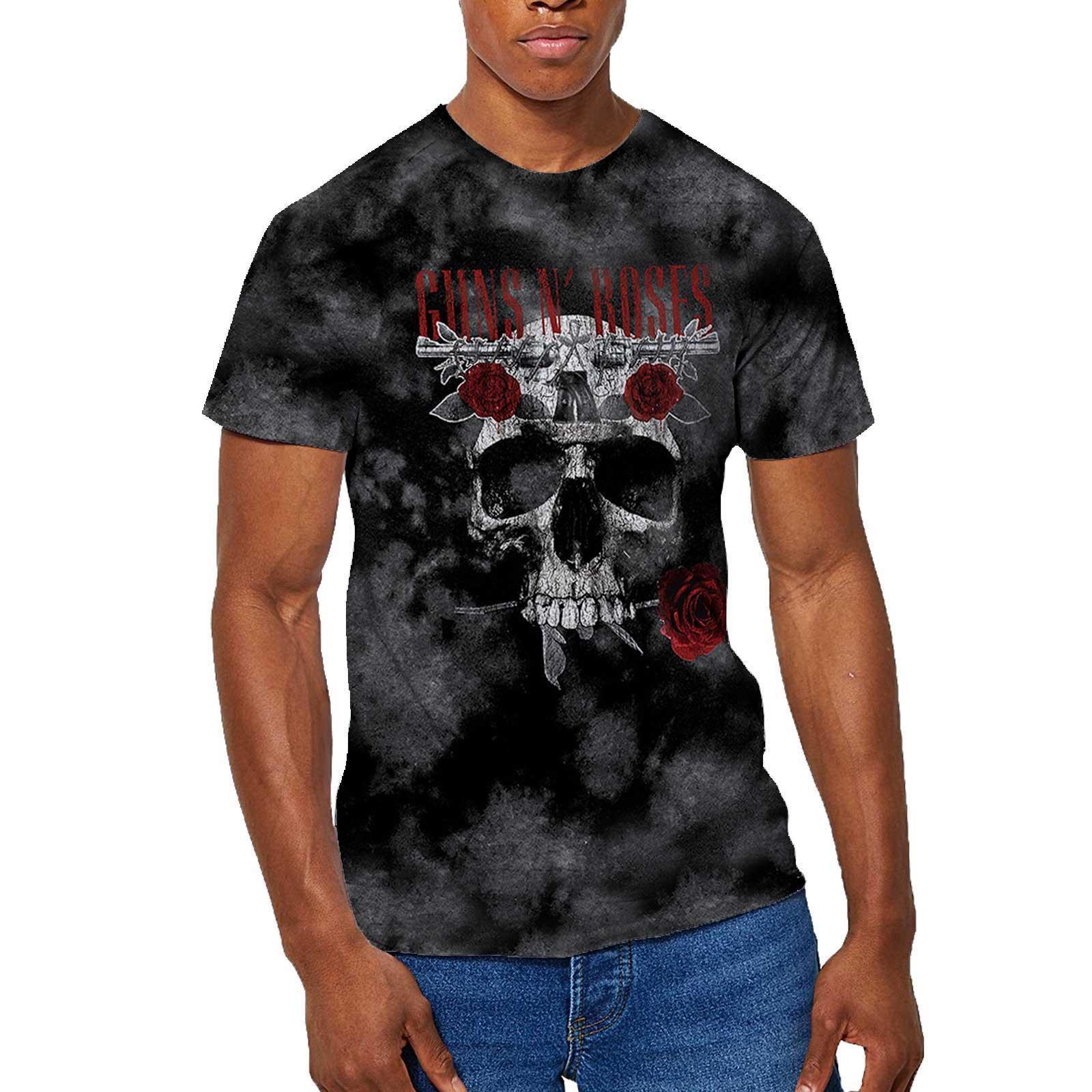 Guns N Roses Guns N' Roses Skull and Roses T-Shirt