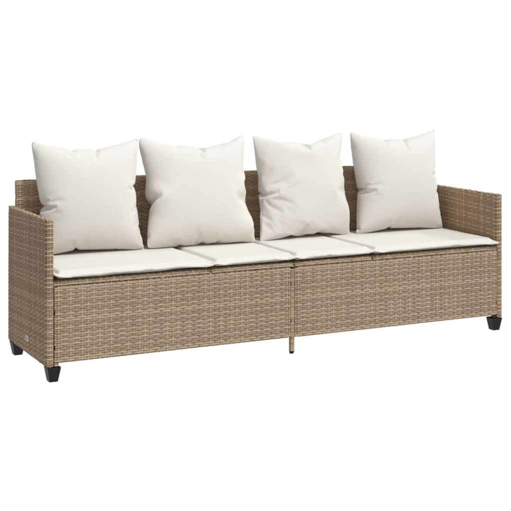 VidaXL Sonnenliege poly-rattan