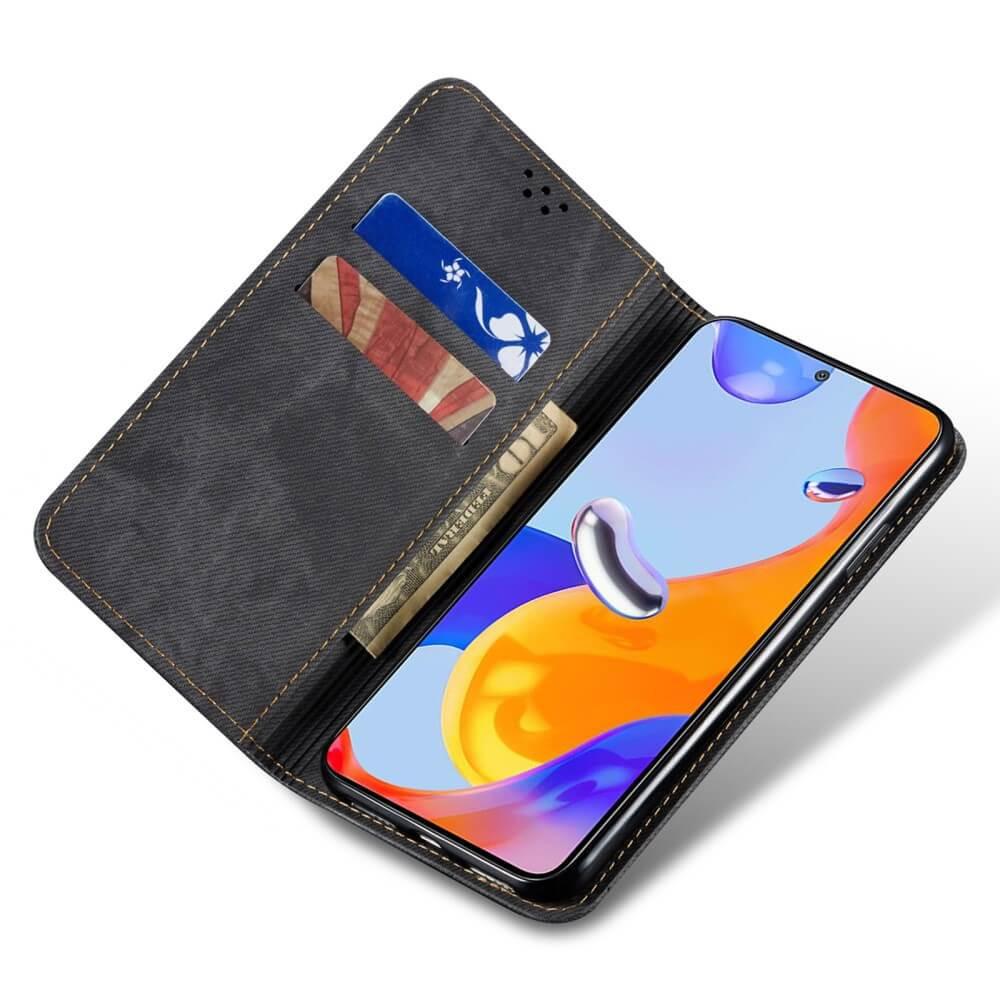 Cover-Discount Xiaomi 15 Ultra - Flip Case in Jeans Stoff Optik