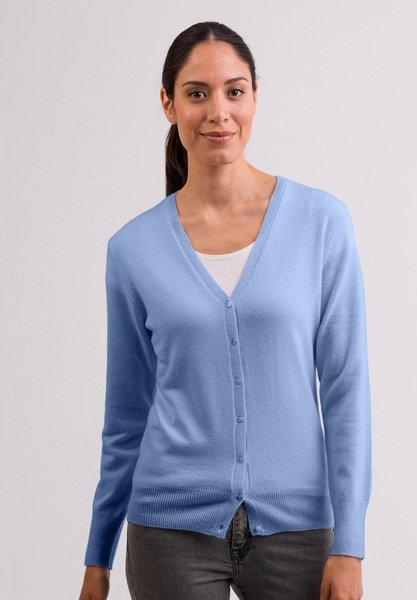CASH-MERE.CH Kaschmir Cardigan V-Ausschnitt