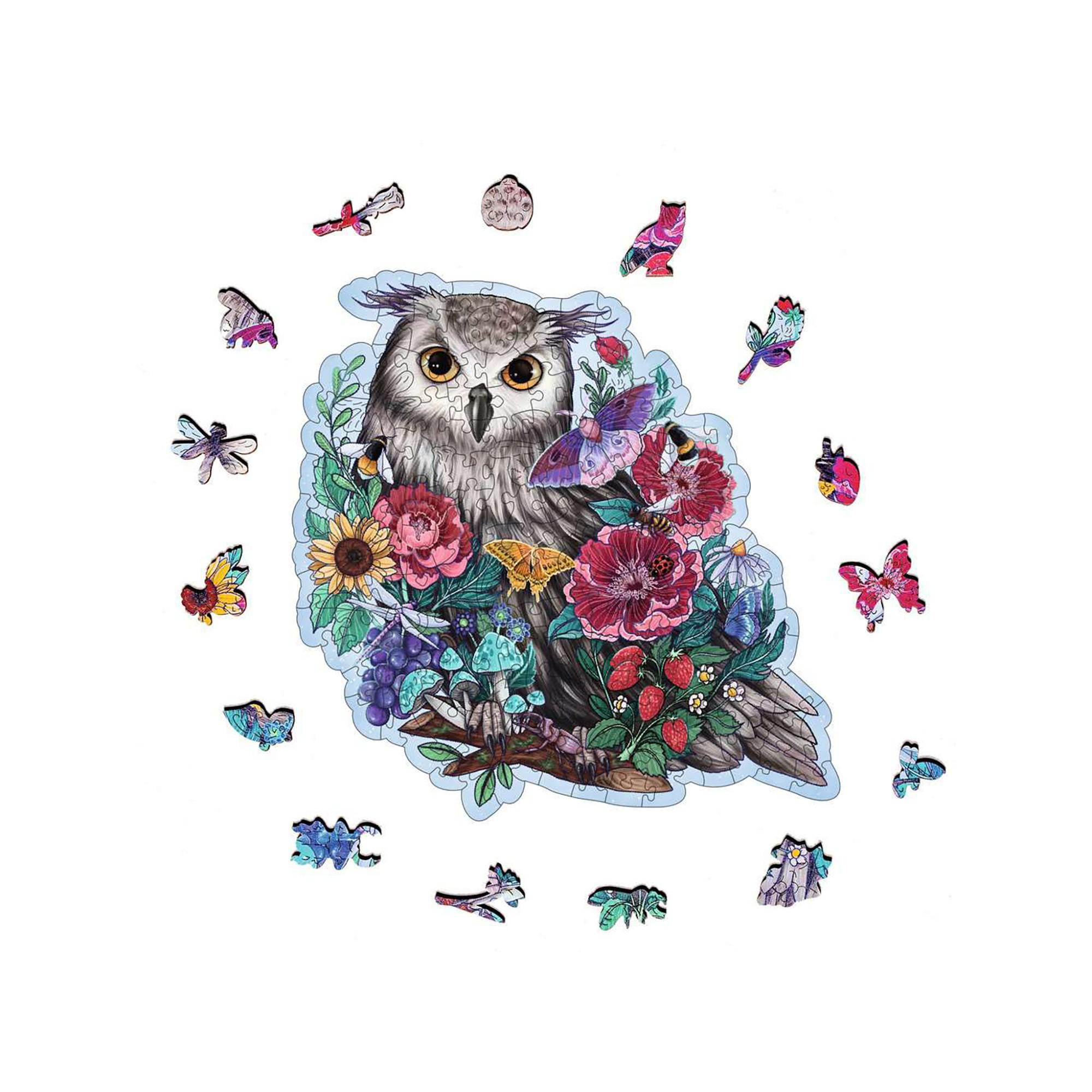 Ravensburger Holzpuzzle Geheimnisvolle Eule, 150 Teile