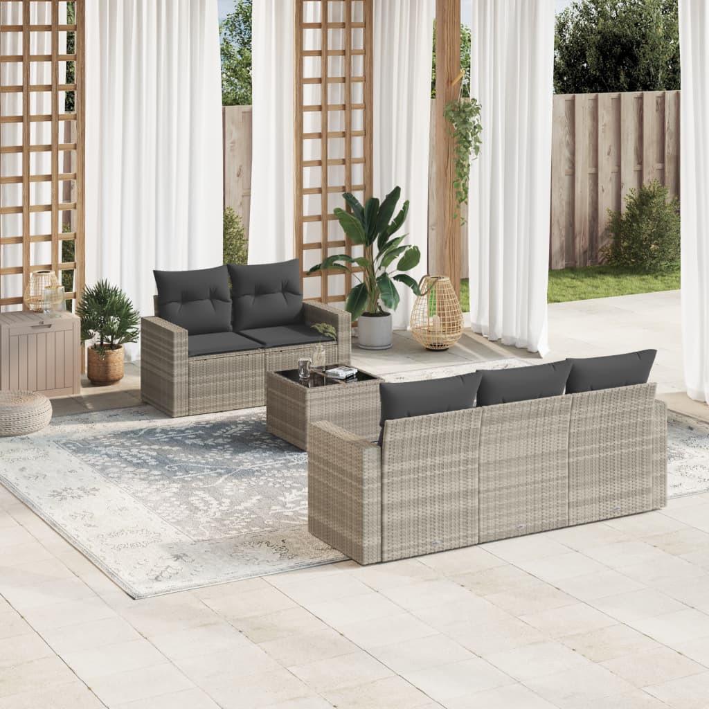 VidaXL Garten sofagarnitur poly-rattan