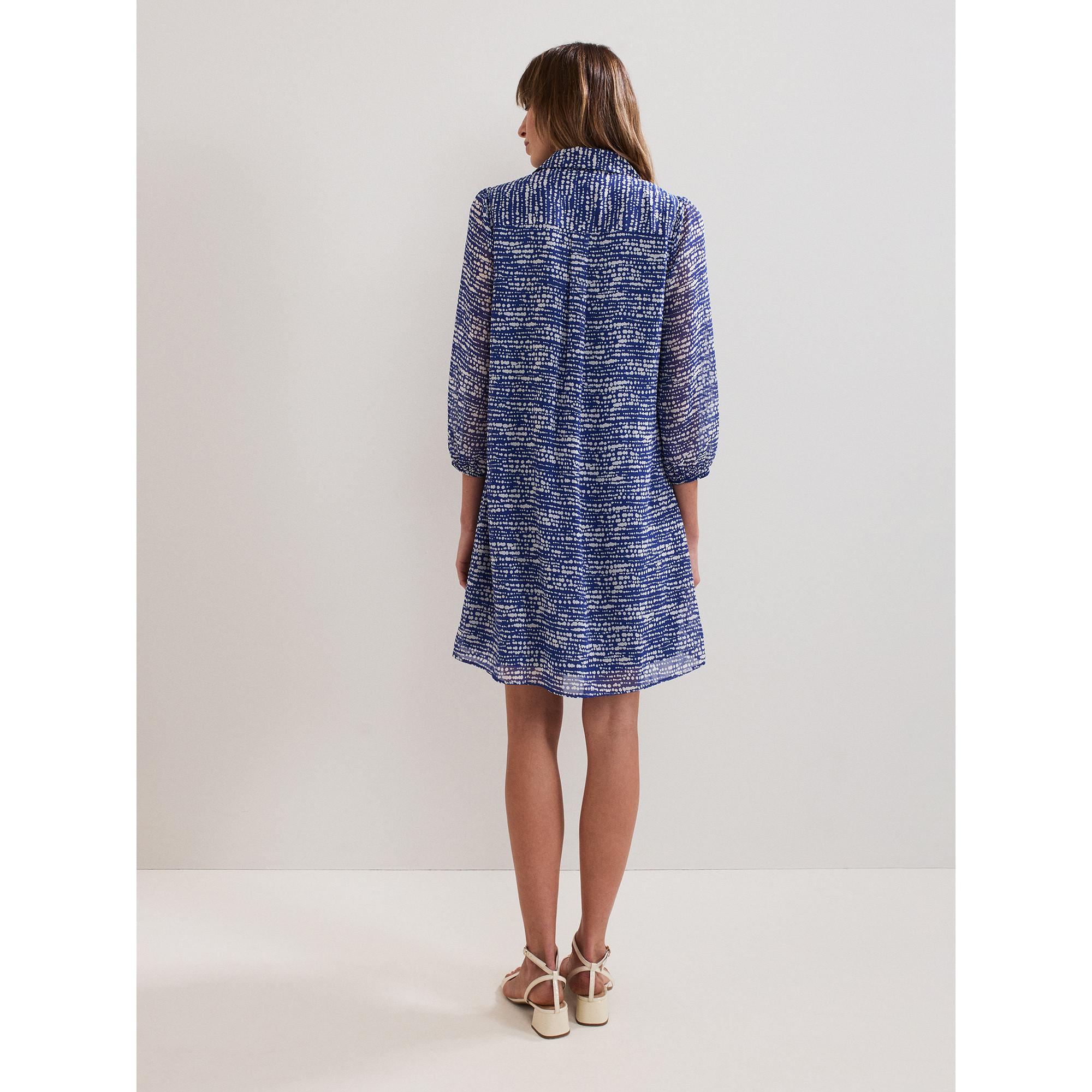 Phase Eight Bedrucktes Hemdblusenkleid