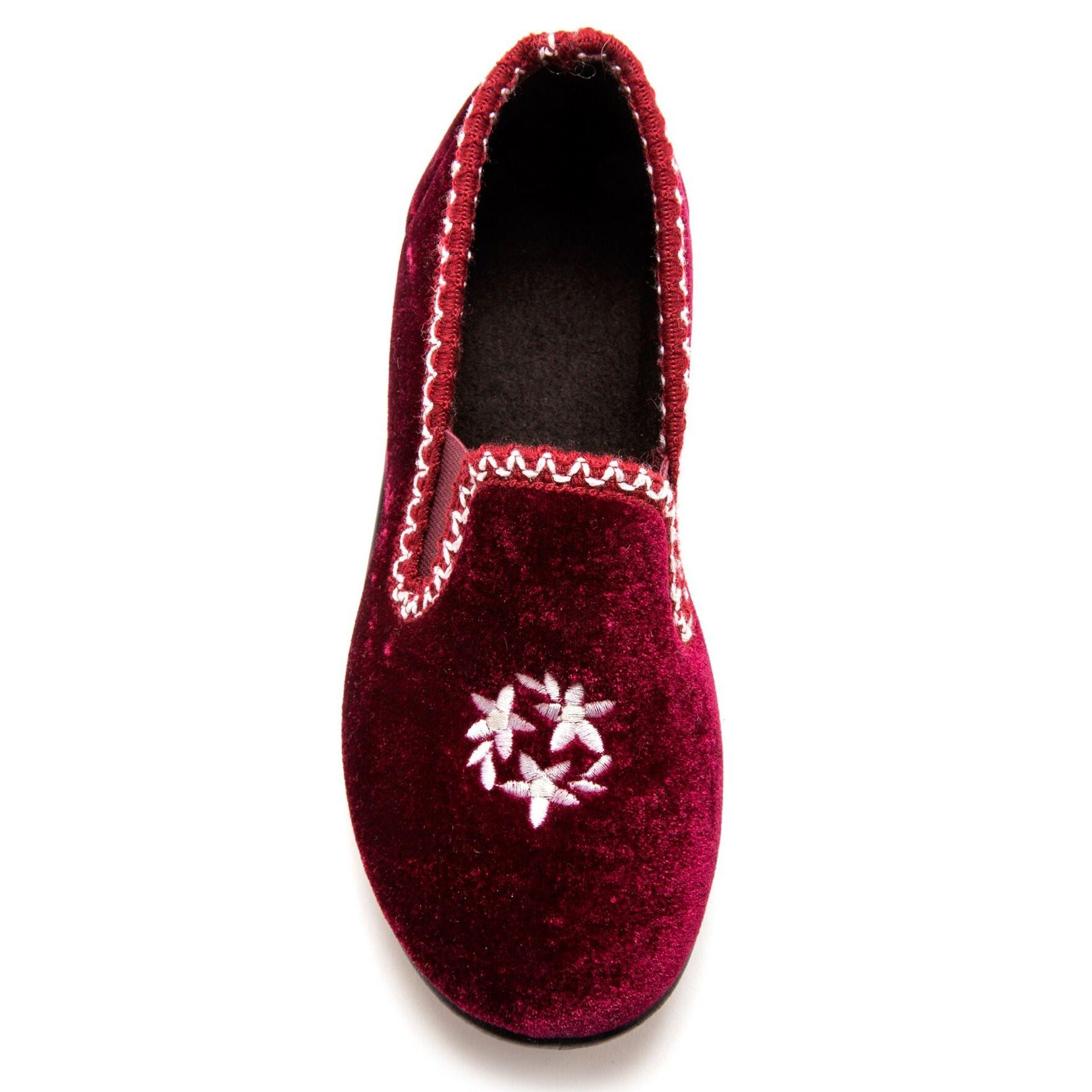 Pédiconfort damen-ballerinas aus samt (x2)