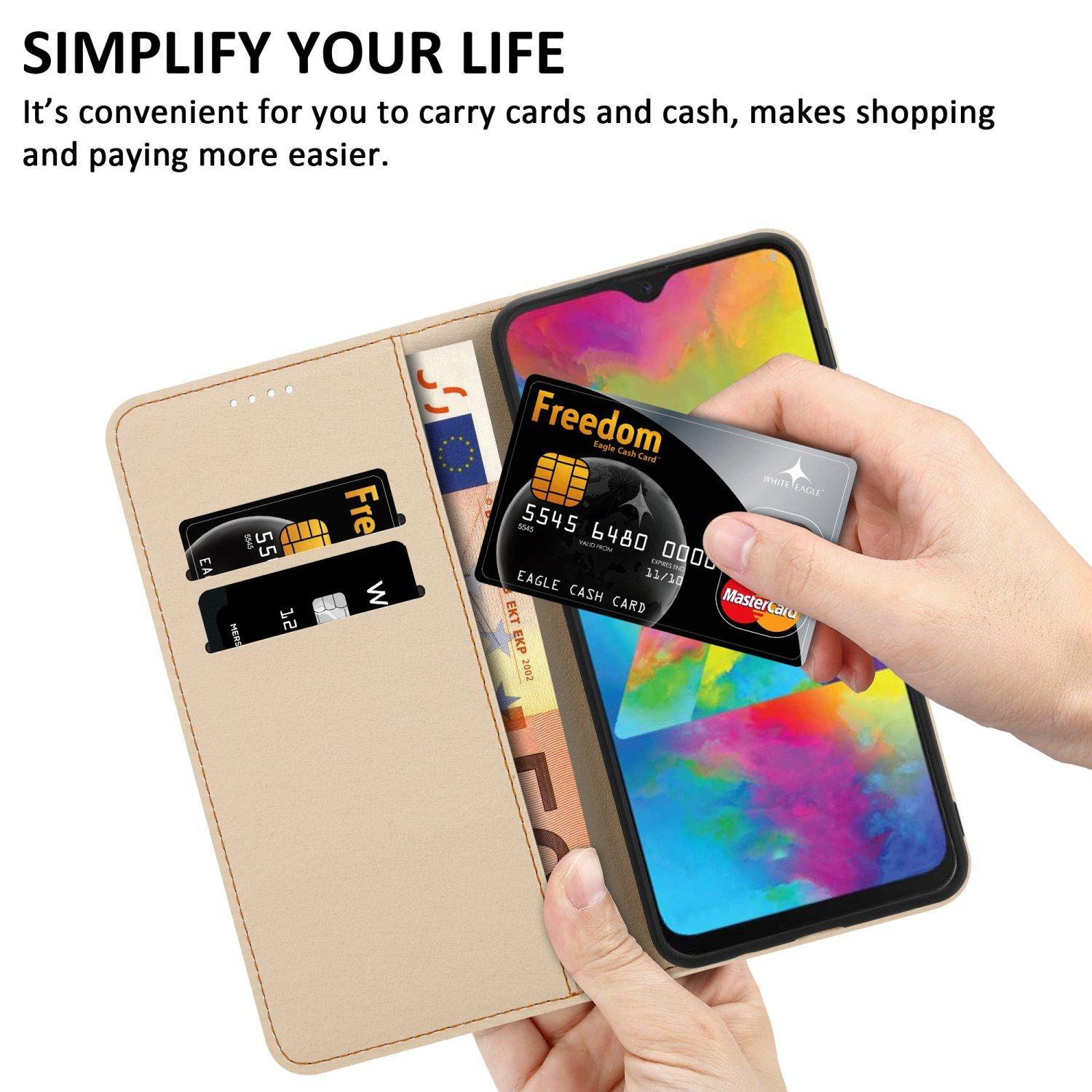 Cadorabo Hülle für Samsung Galaxy M21 M30s Kartenfach