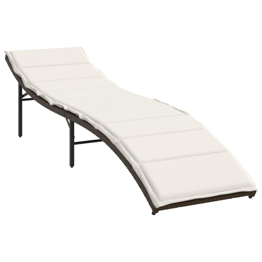 VidaXL Sonnenliege poly-rattan