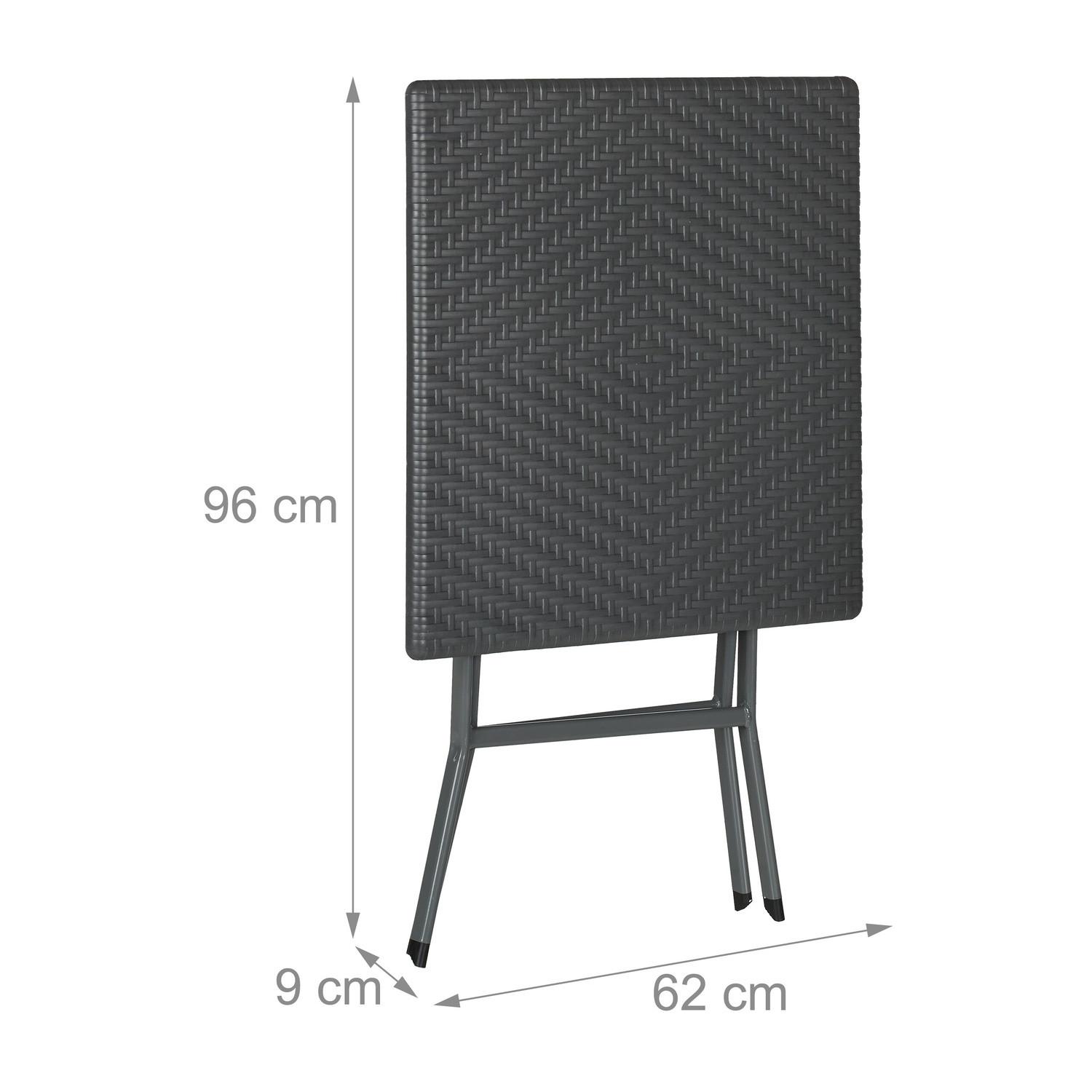B2X Gartentisch iner Rattanoptik
