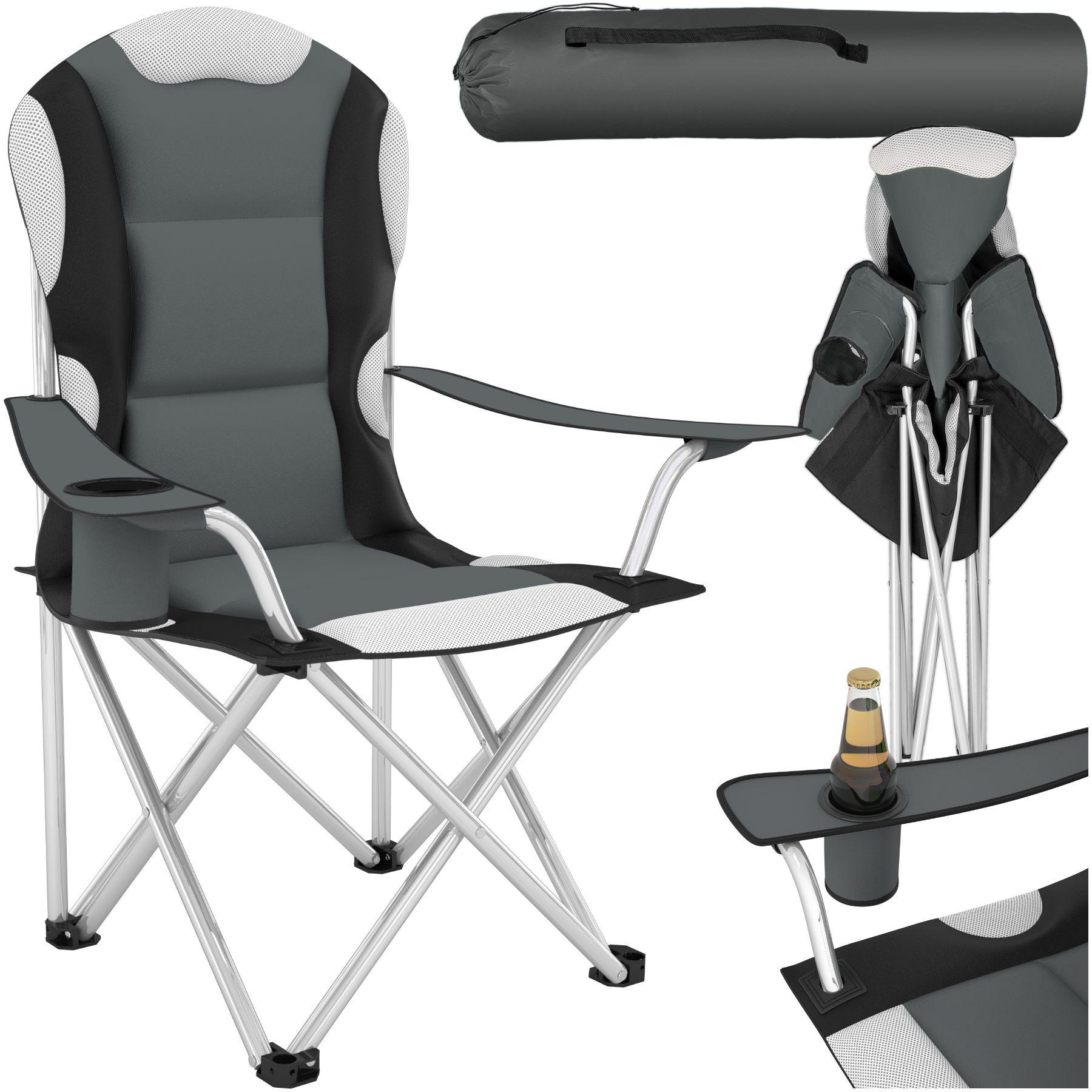 Tectake Campingstuhl mit Polsterung