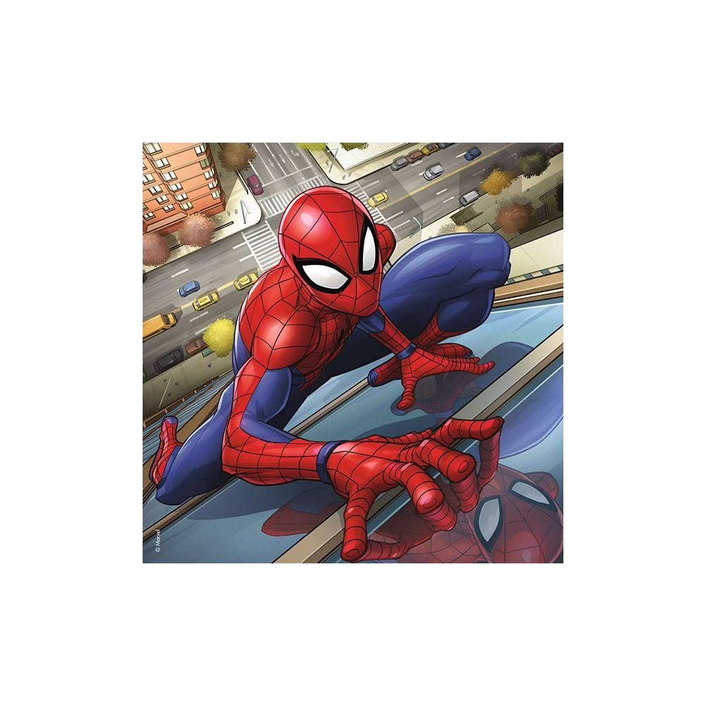 Ravensburger Puzzle Spiderman beschützt die Stadt (3x49)