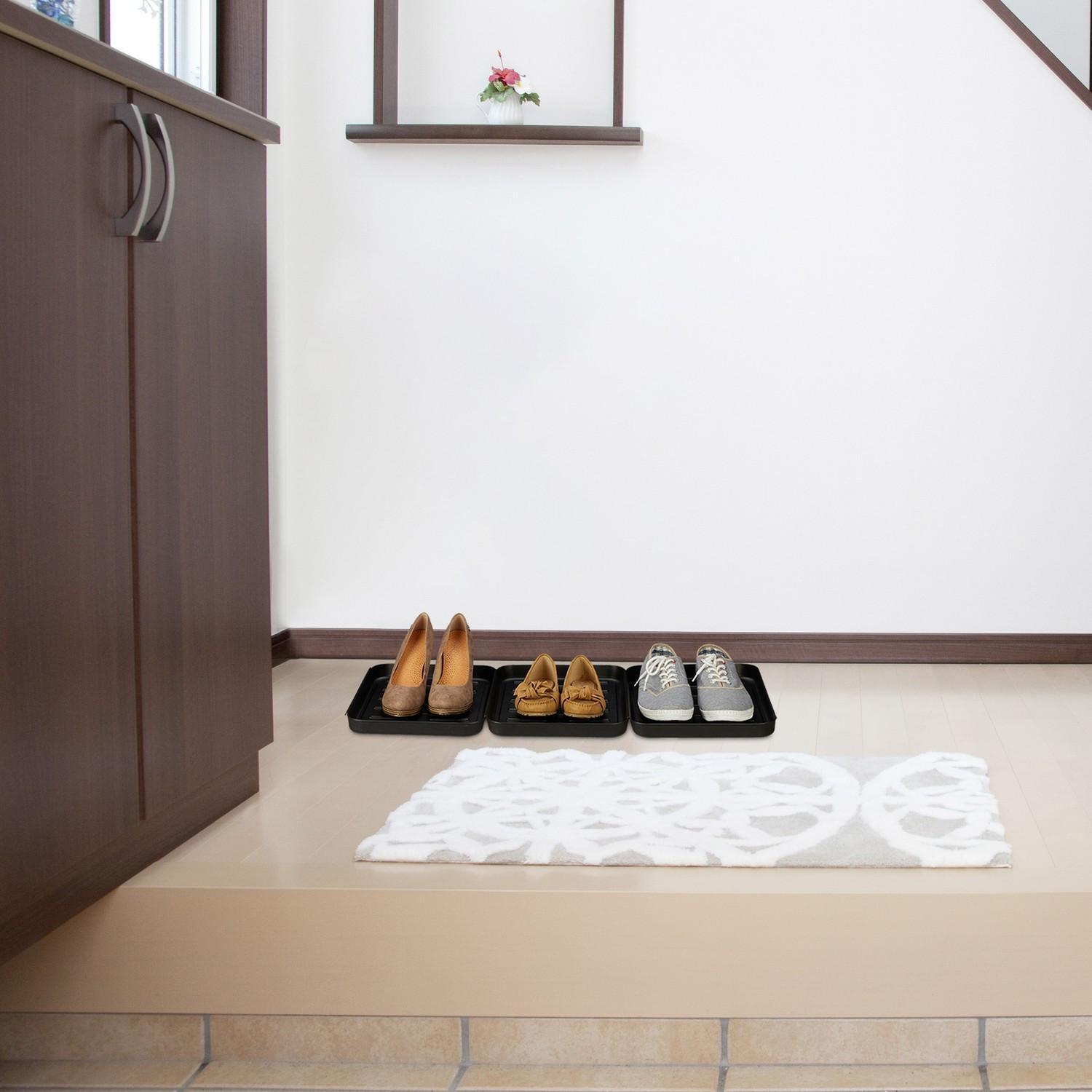 Northio Abtropfschale für Schuhe – 3er-Set