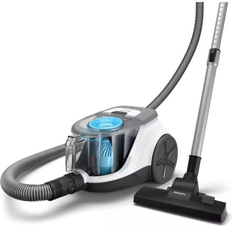 PHILIPS Bodenstaubsauger XB212219, BlauWeiss
