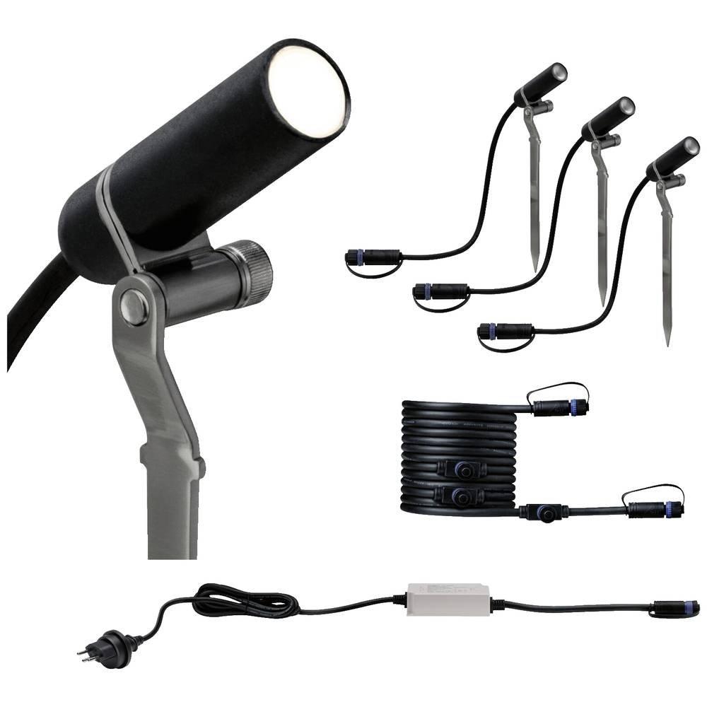 Paulmann Plug & Shine LED Gartenstrahler Plantini CH IP65 3000K 3x2W 30VA