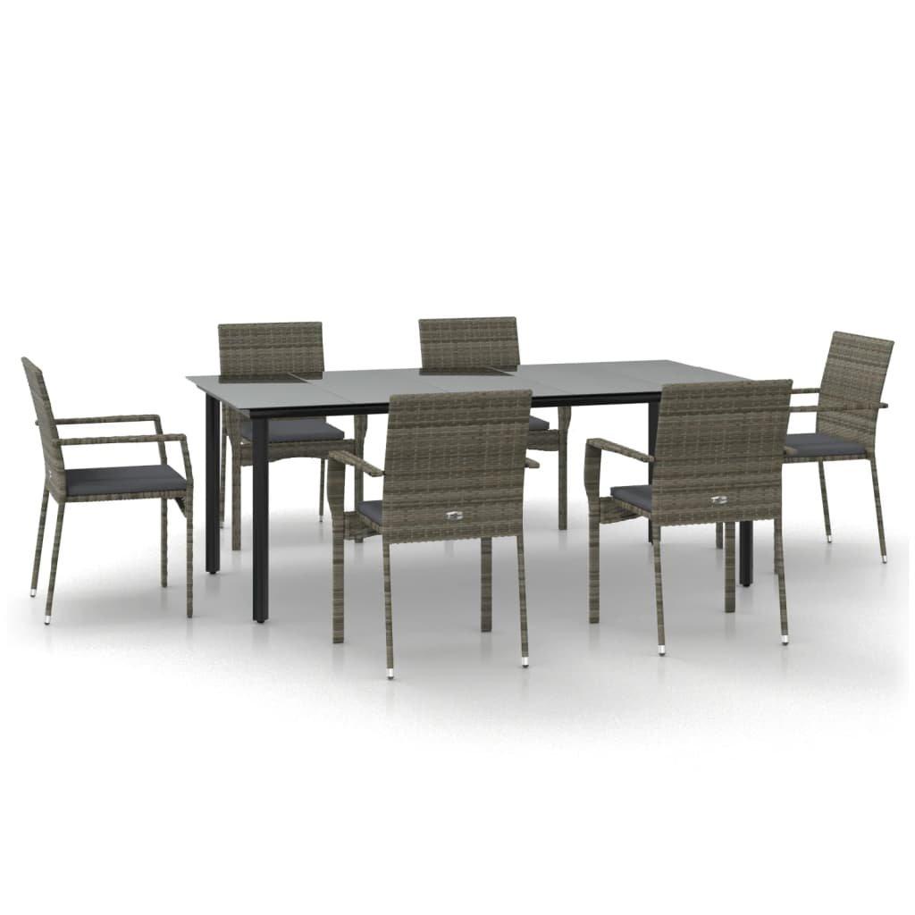 VidaXL Garten essgruppe poly-rattan