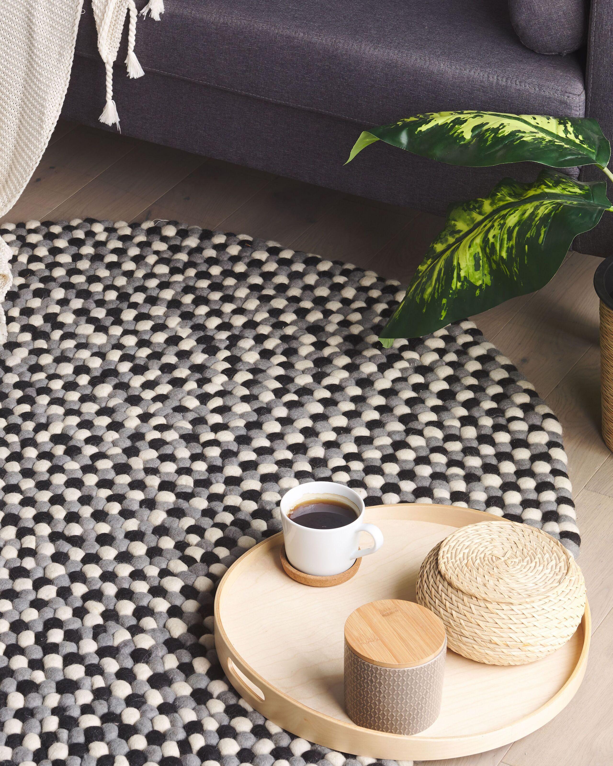 Beliani Teppich aus Wolle Modern PENEK