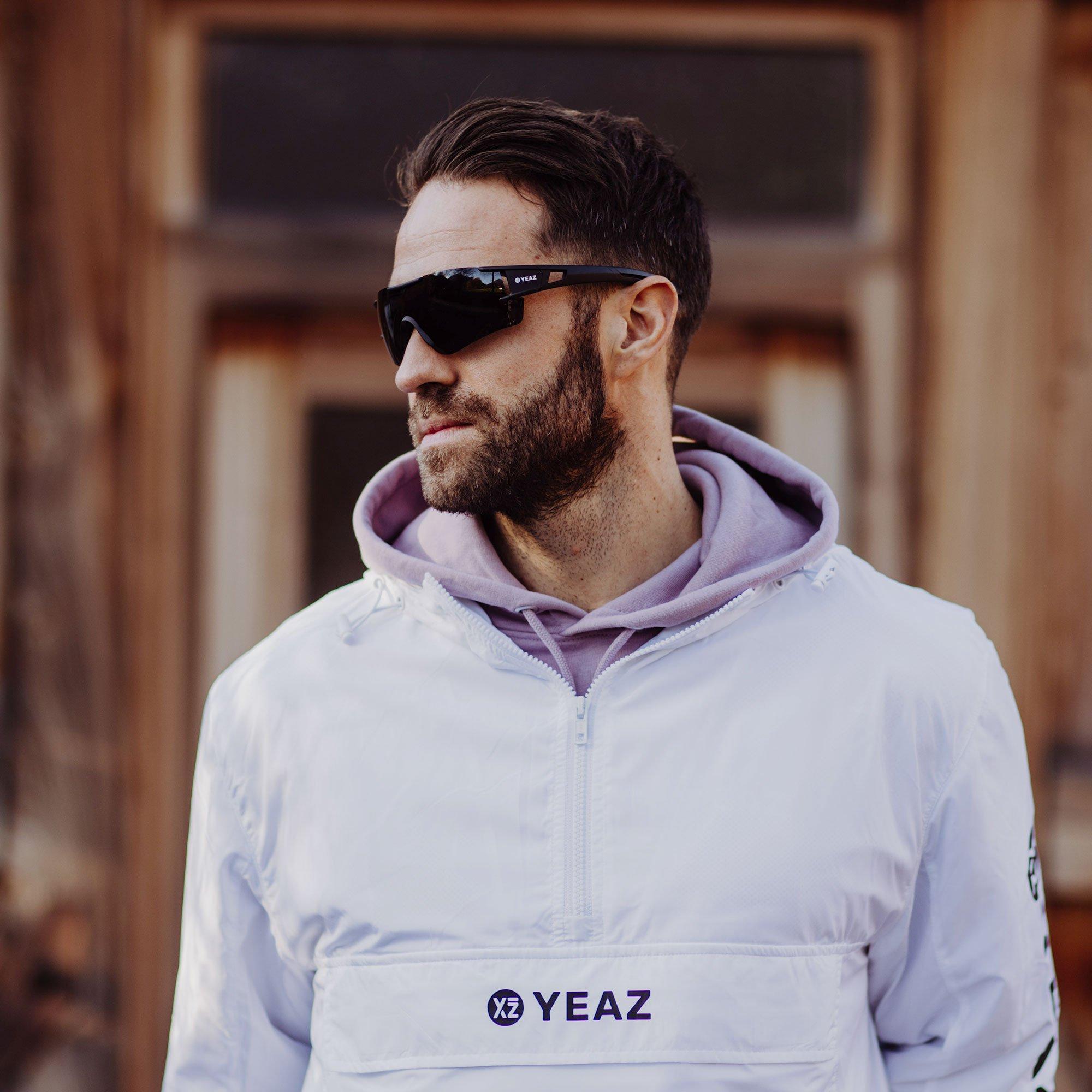 YEAZ SUNBLOW Sport-Sonnenbrille Black/Grey