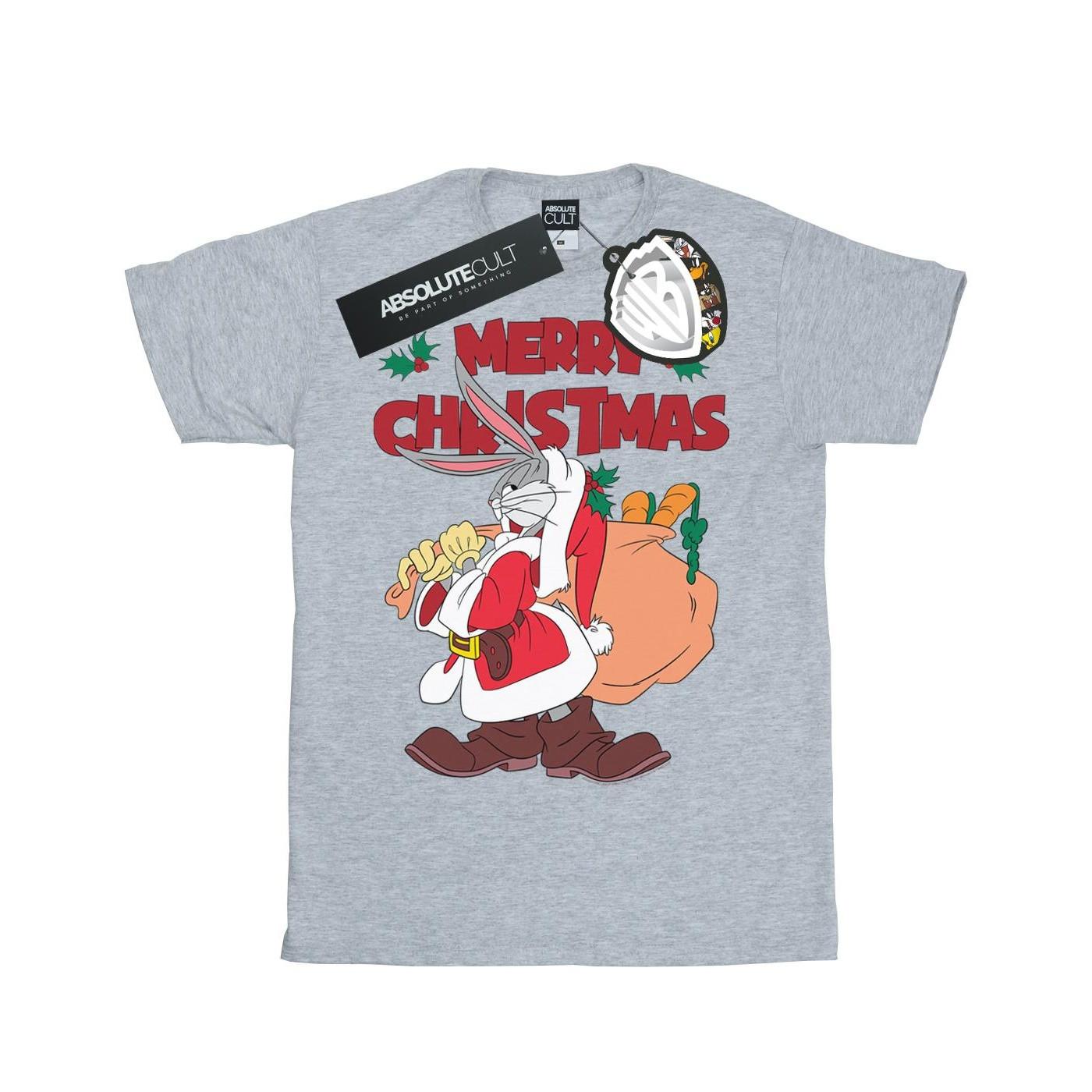 LOONEY TUNES Bugs Bunny Merry Christmas T-Shirt