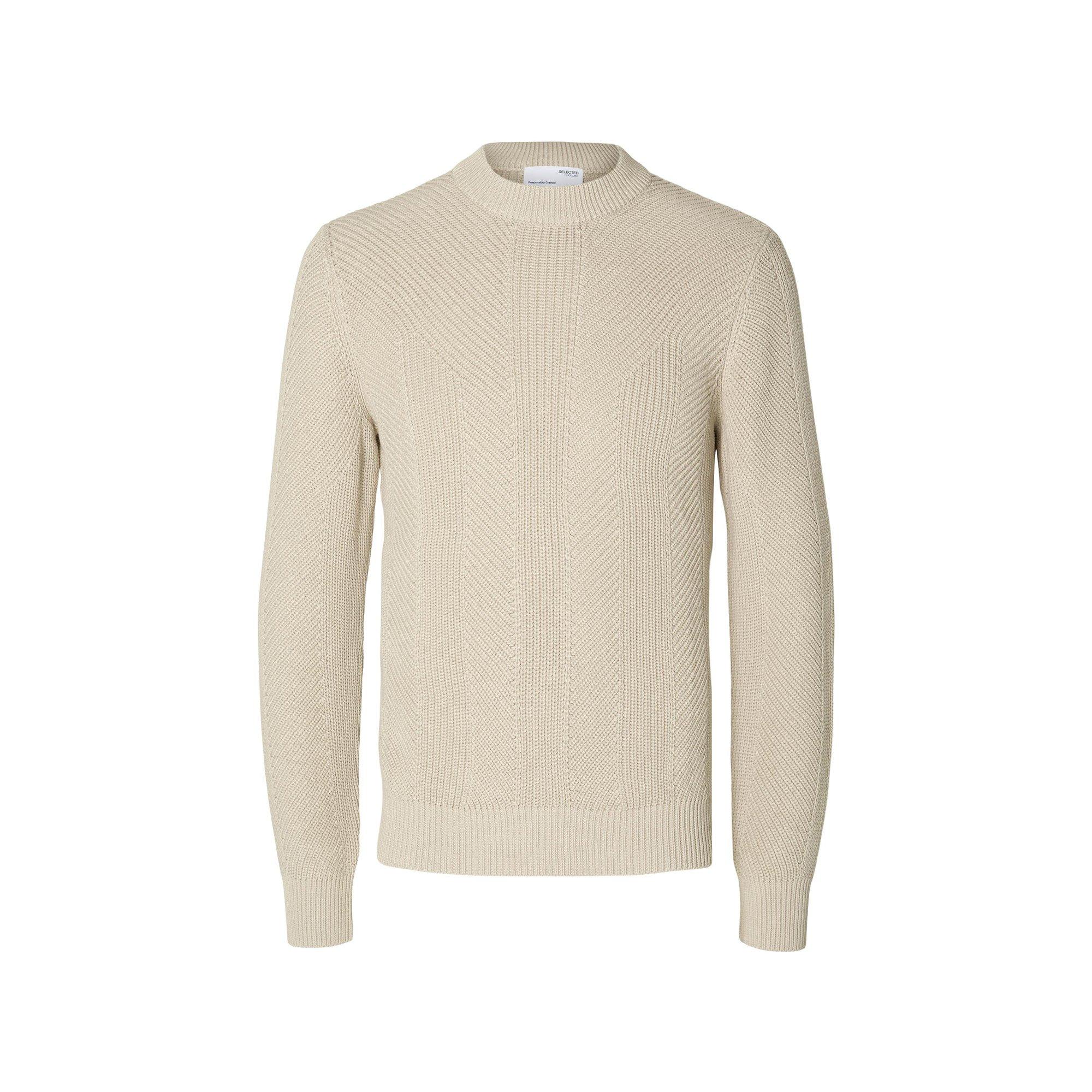 SELECTED SLHCarl LS Knit Crew Neck Pullover