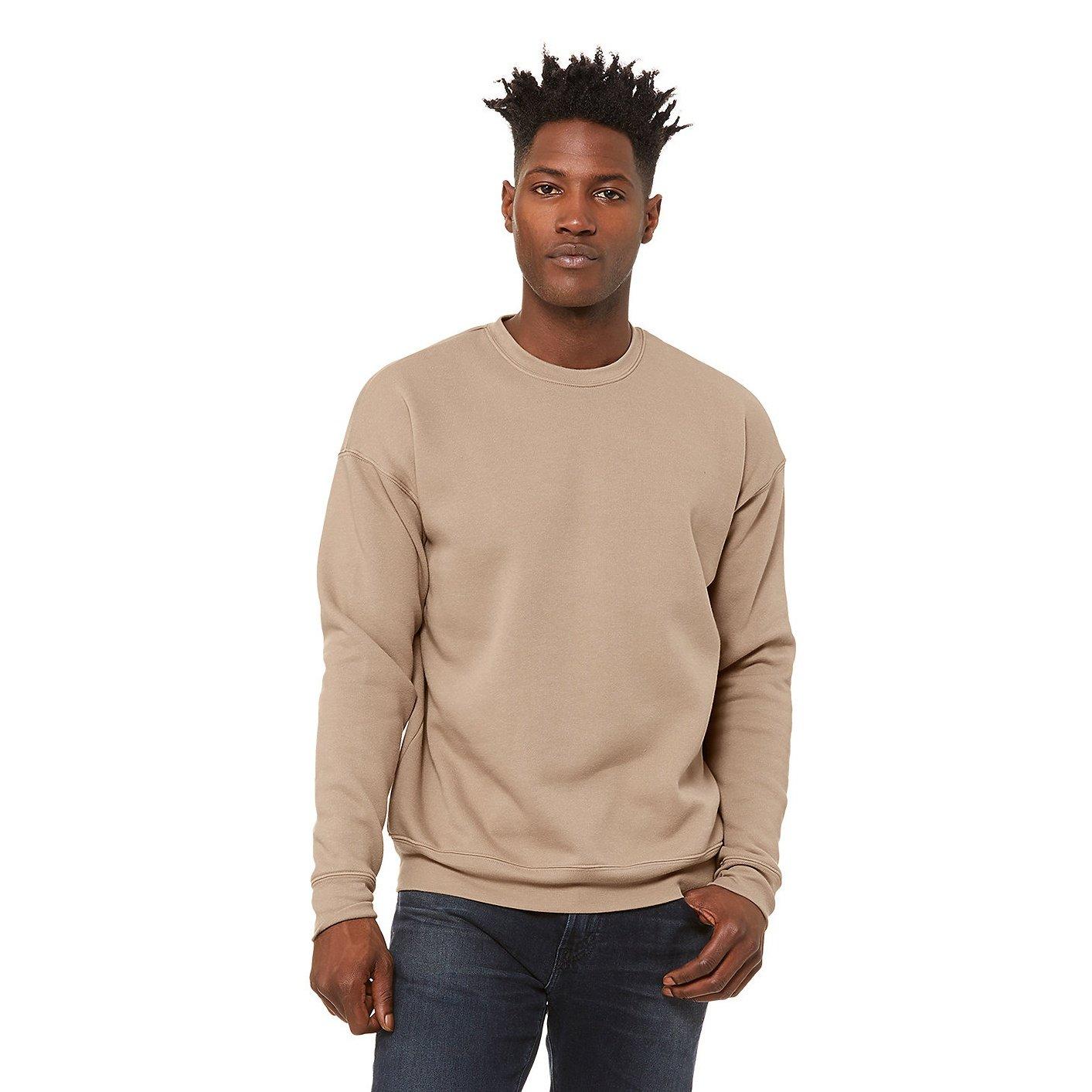 Bella + Canvas Classic Sweatshirt, Überschnittene Schulter