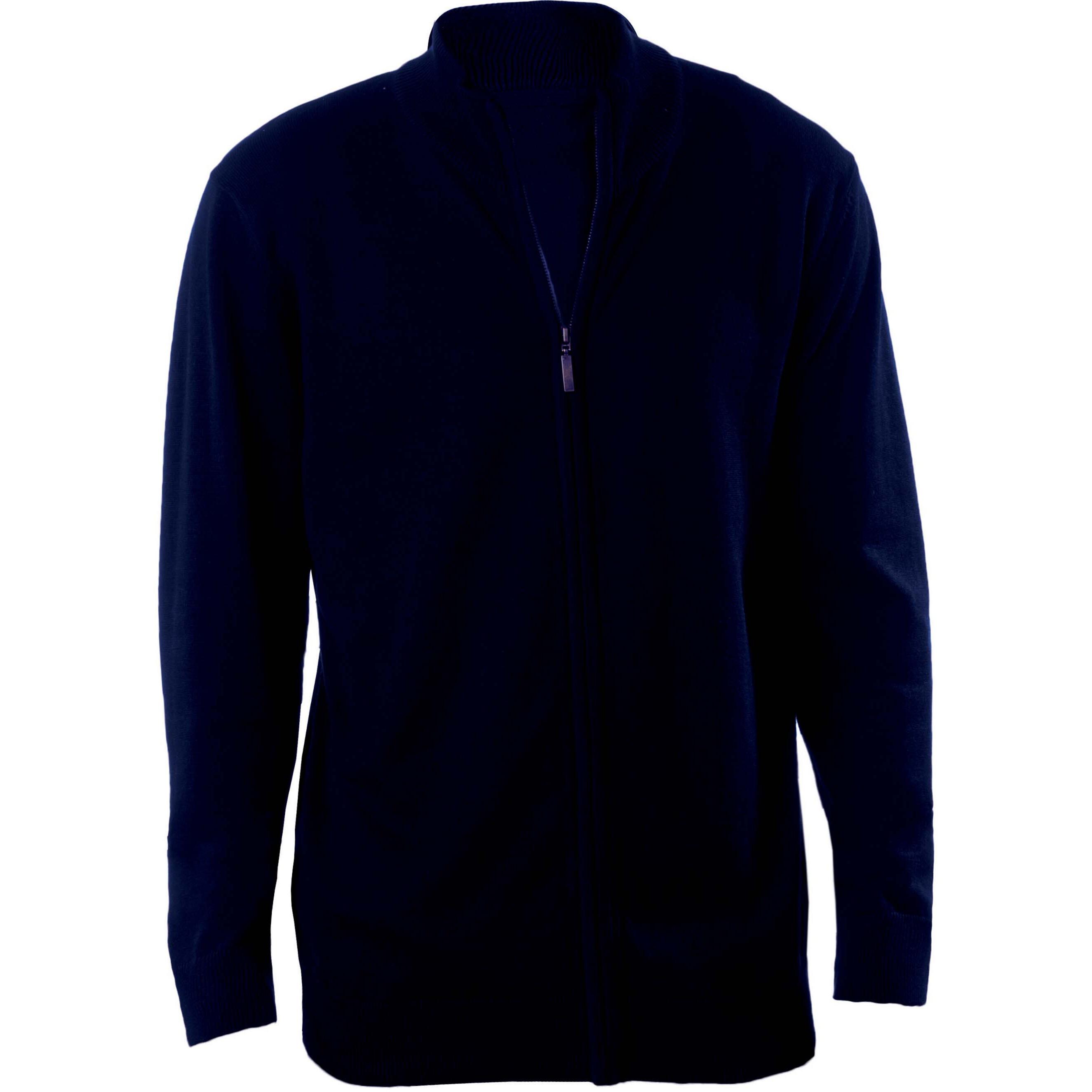 Kariban strickjacke mit reißverschuss ajustée