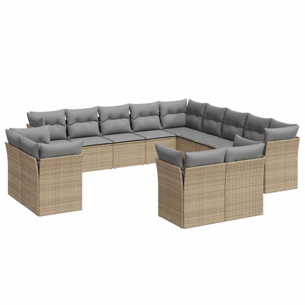 VidaXL Garten sofagarnitur poly-rattan