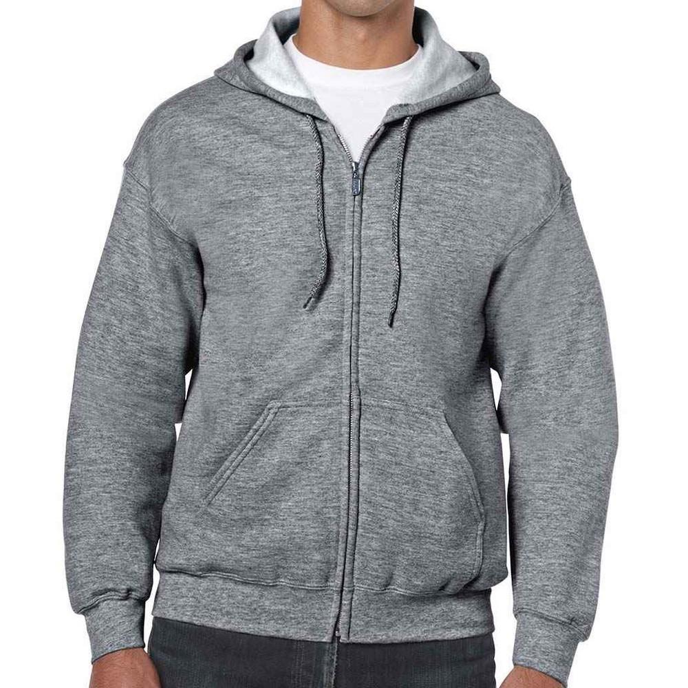 Gildan Hoodie mit durchgehendem Reißverschluss