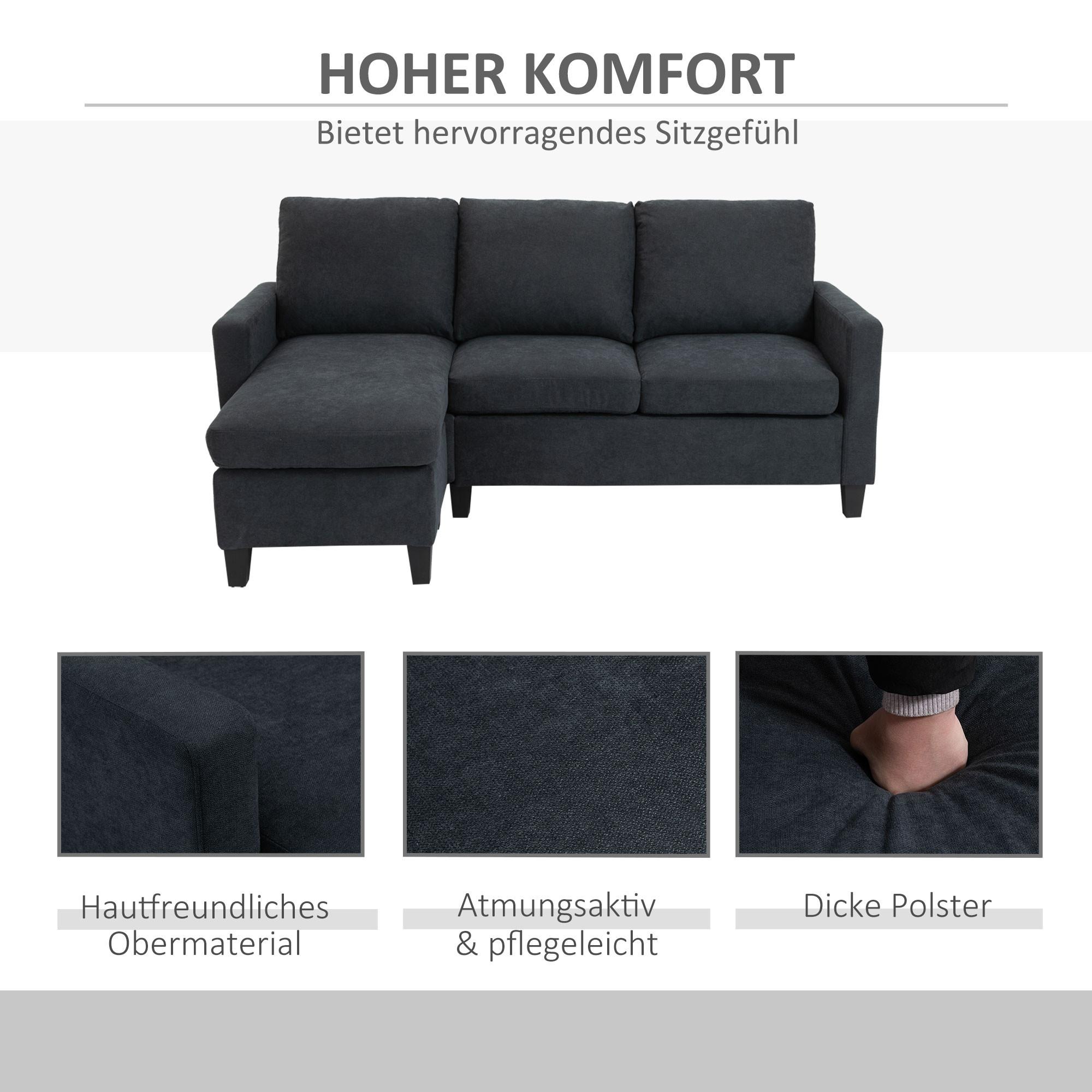 HOMCOM Ecksofa
