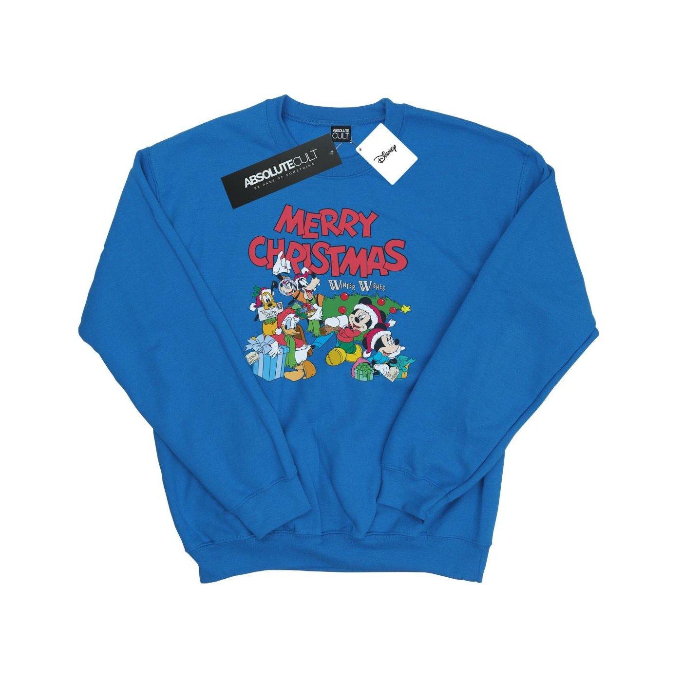 Disney Mickey Mouse And FriendsWinter Wishes Sweatshirt