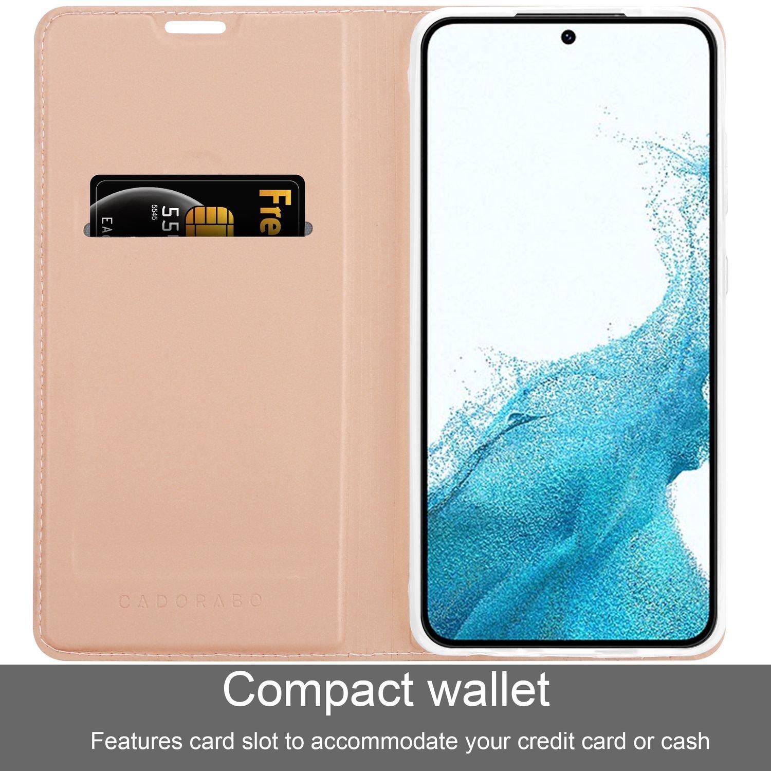 Cadorabo Hülle für Samsung Galaxy S22 Magnetverschluss, Kartenfach