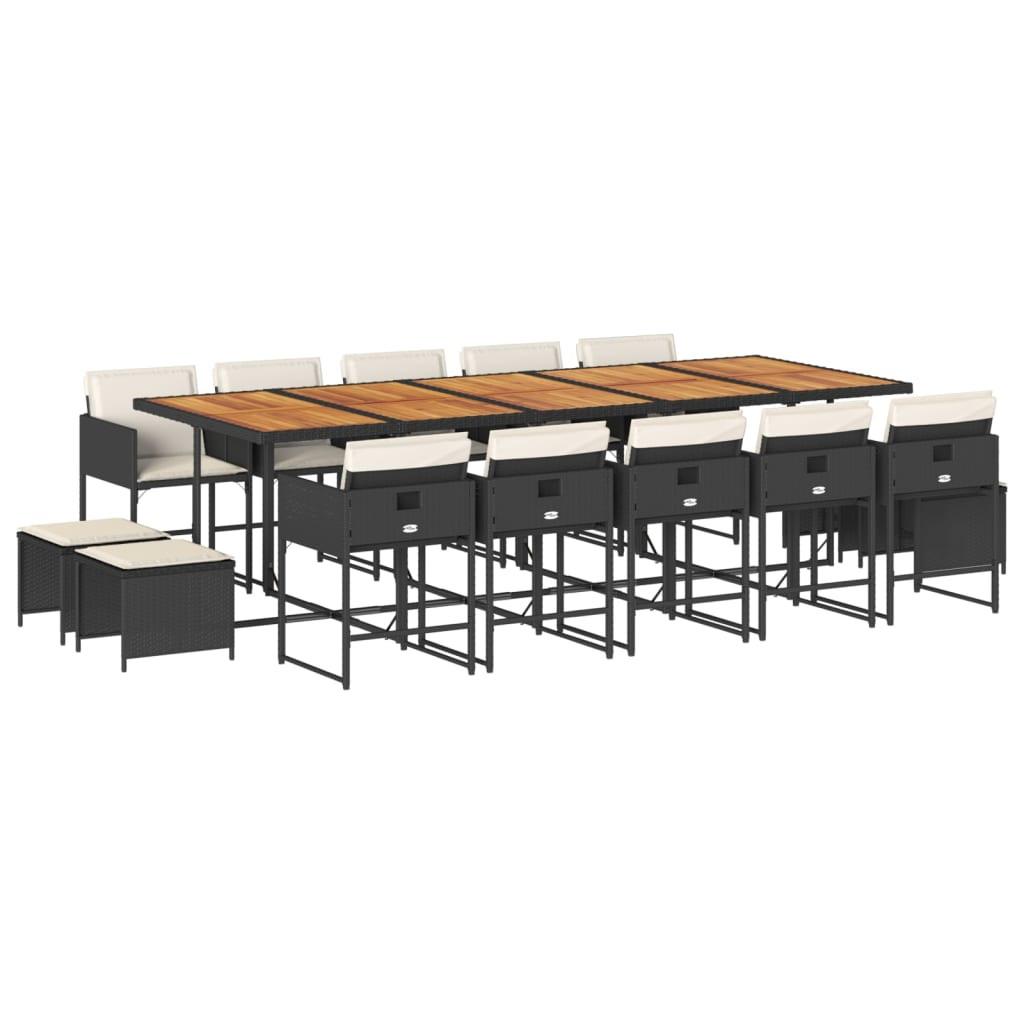 VidaXL Garten essgruppe poly-rattan