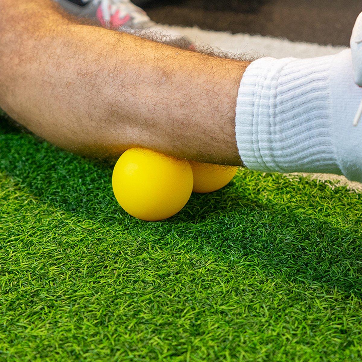 JustFit Doppelter Massageball aus Ebonit 