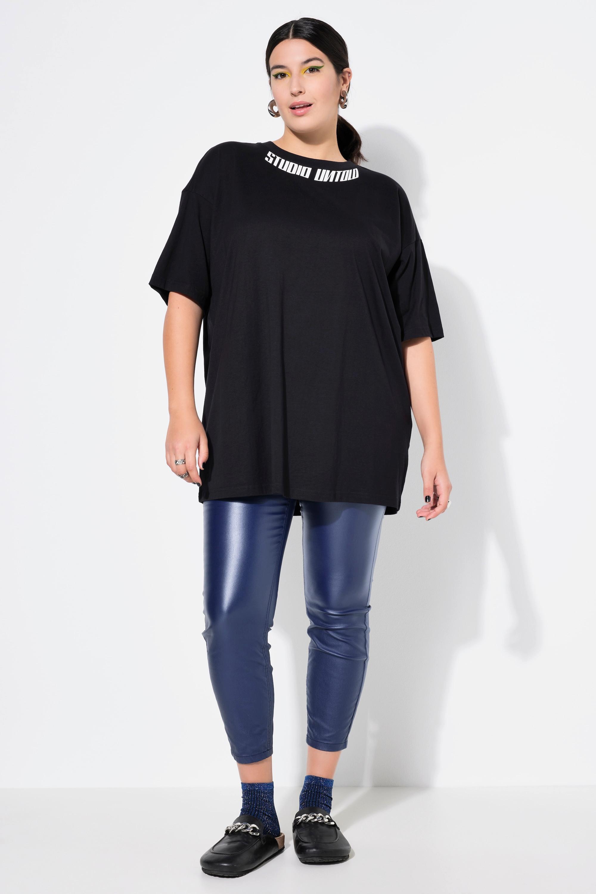 Studio Untold Skinny Fit Beschichtete 5-Pocket Jeans