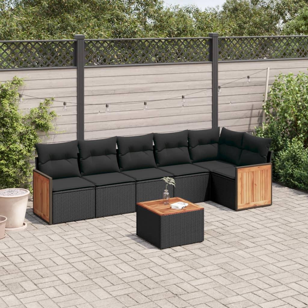 VidaXL Garten sofagarnitur poly-rattan