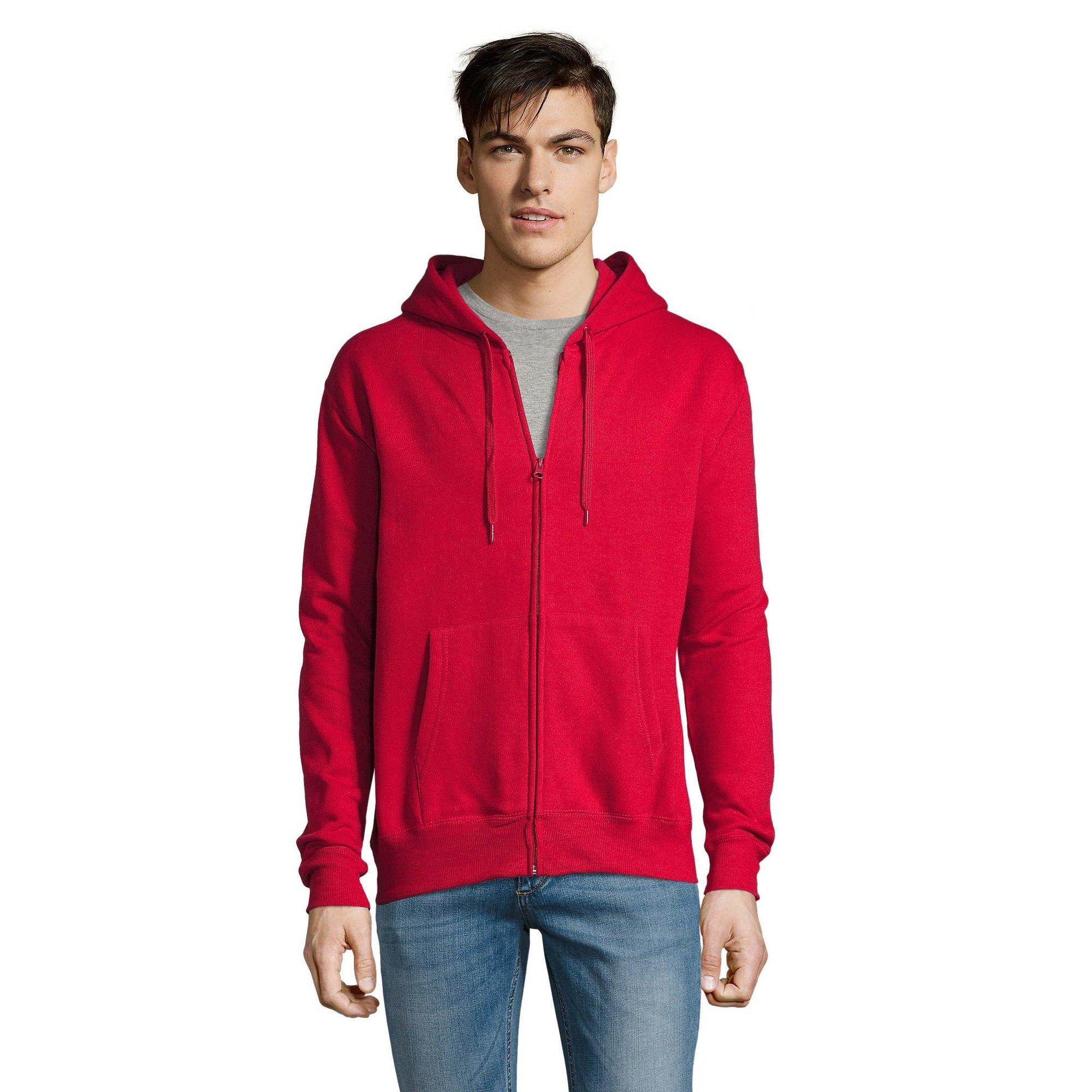 SOLS Seven Kapuzenjacke KapuzenSweatshirt mit Reißverschluss