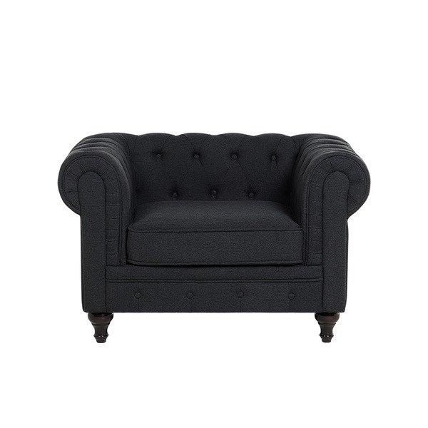 Beliani Sessel aus Polyester Glamourös CHESTERFIELD