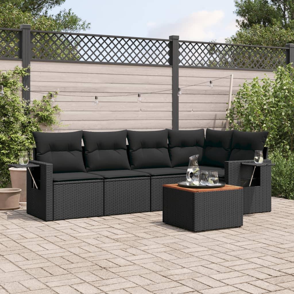 VidaXL Garten sofagarnitur poly-rattan