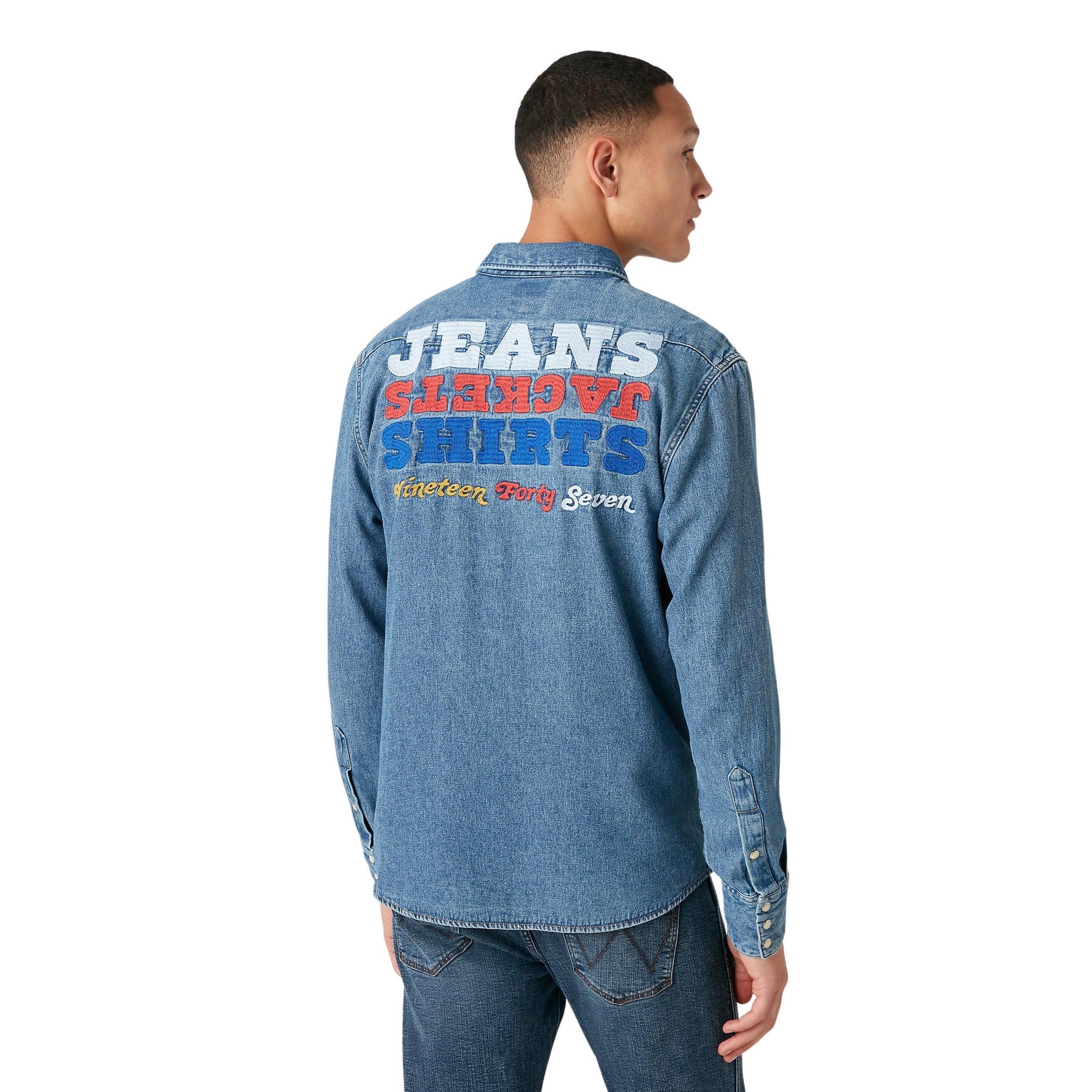 Wrangler 27MW Two Pocket Denim Hemd