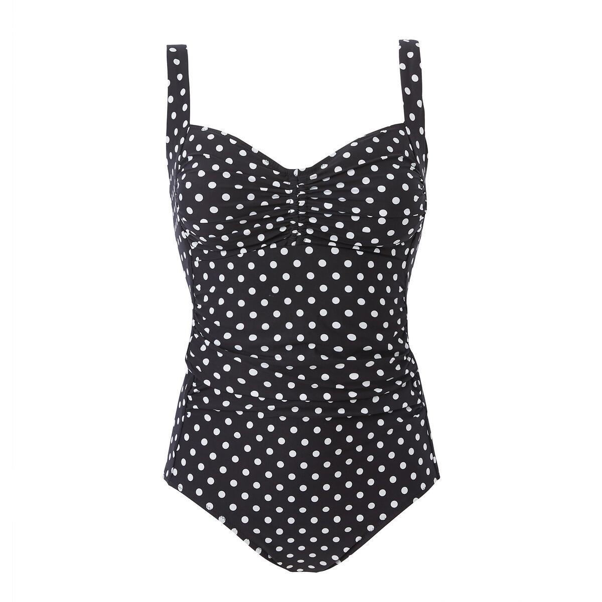 La Redoute Collections Badeanzug mit Tupfenmuster