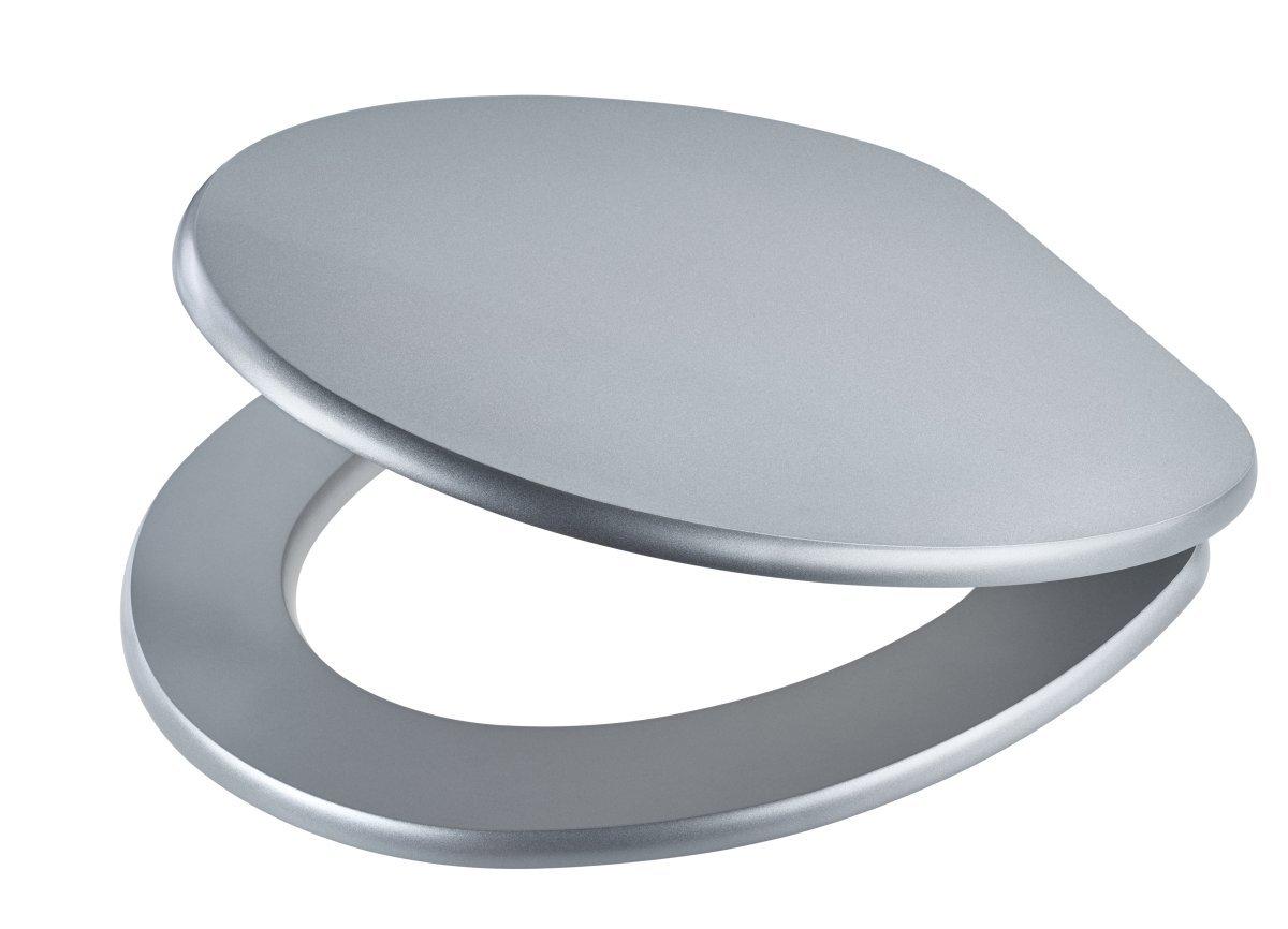 diaqua WC-Sitz Madrid Slow Down silver - MDF - FSC® 100%