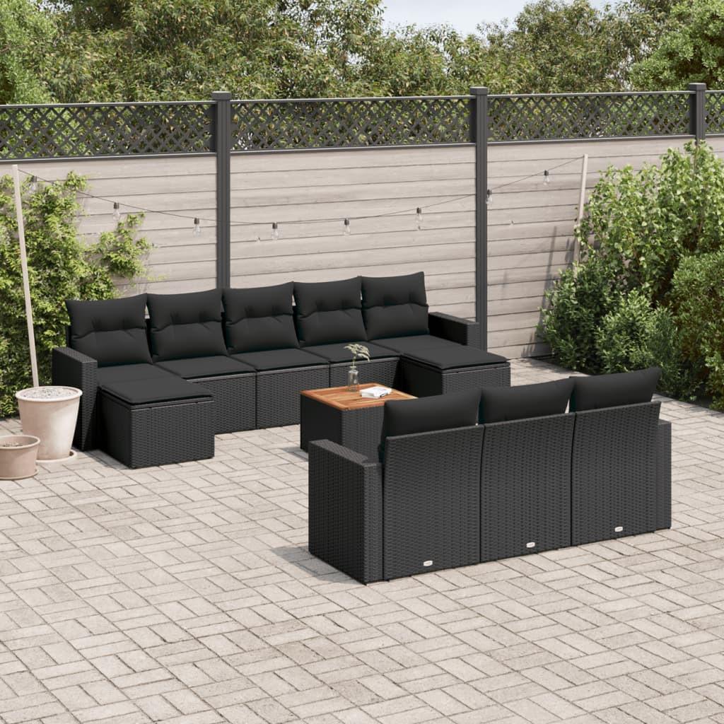 VidaXL Garten sofagarnitur poly-rattan