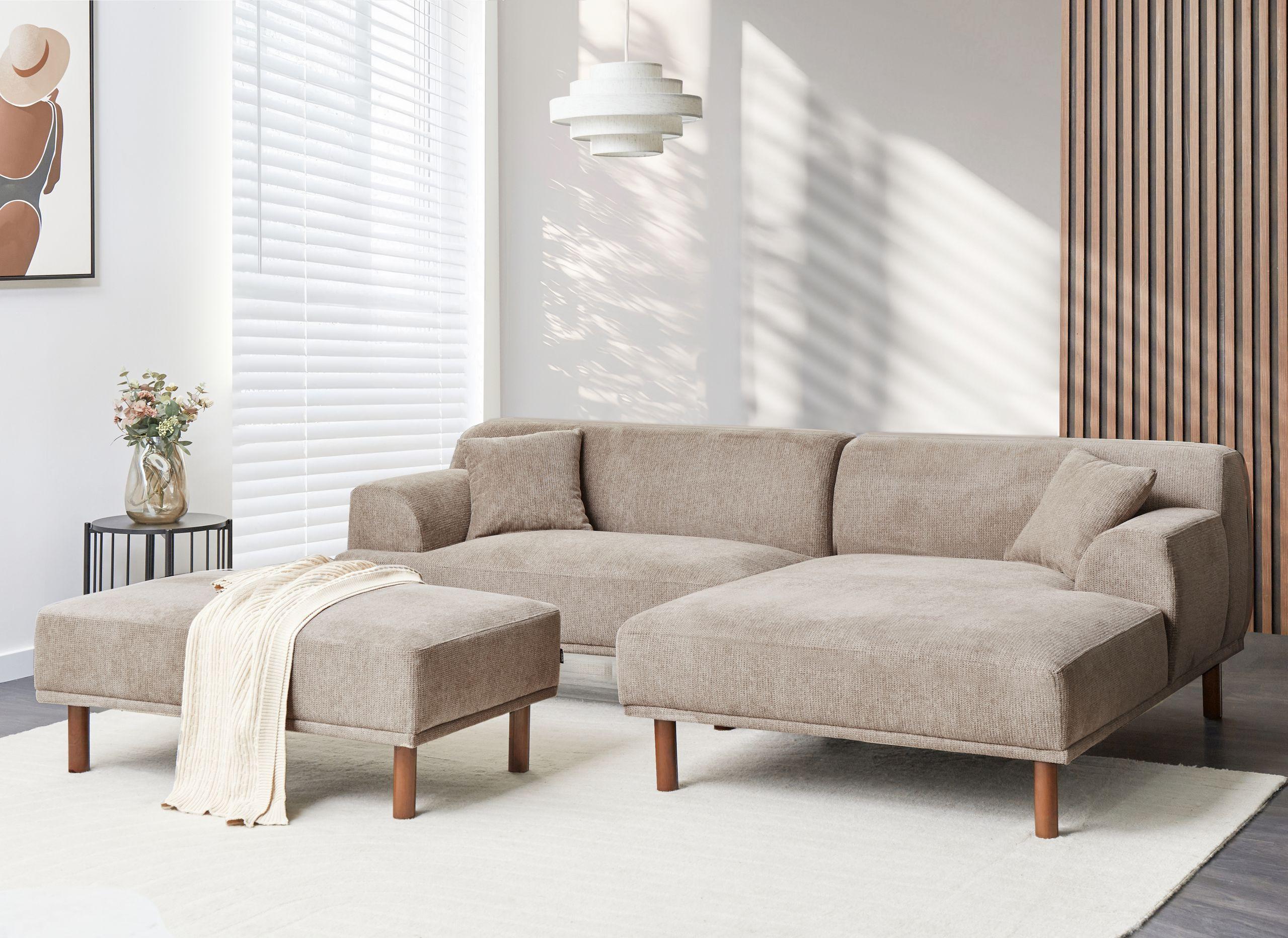 Beliani Ottomane aus Polyester Modern HOLT
