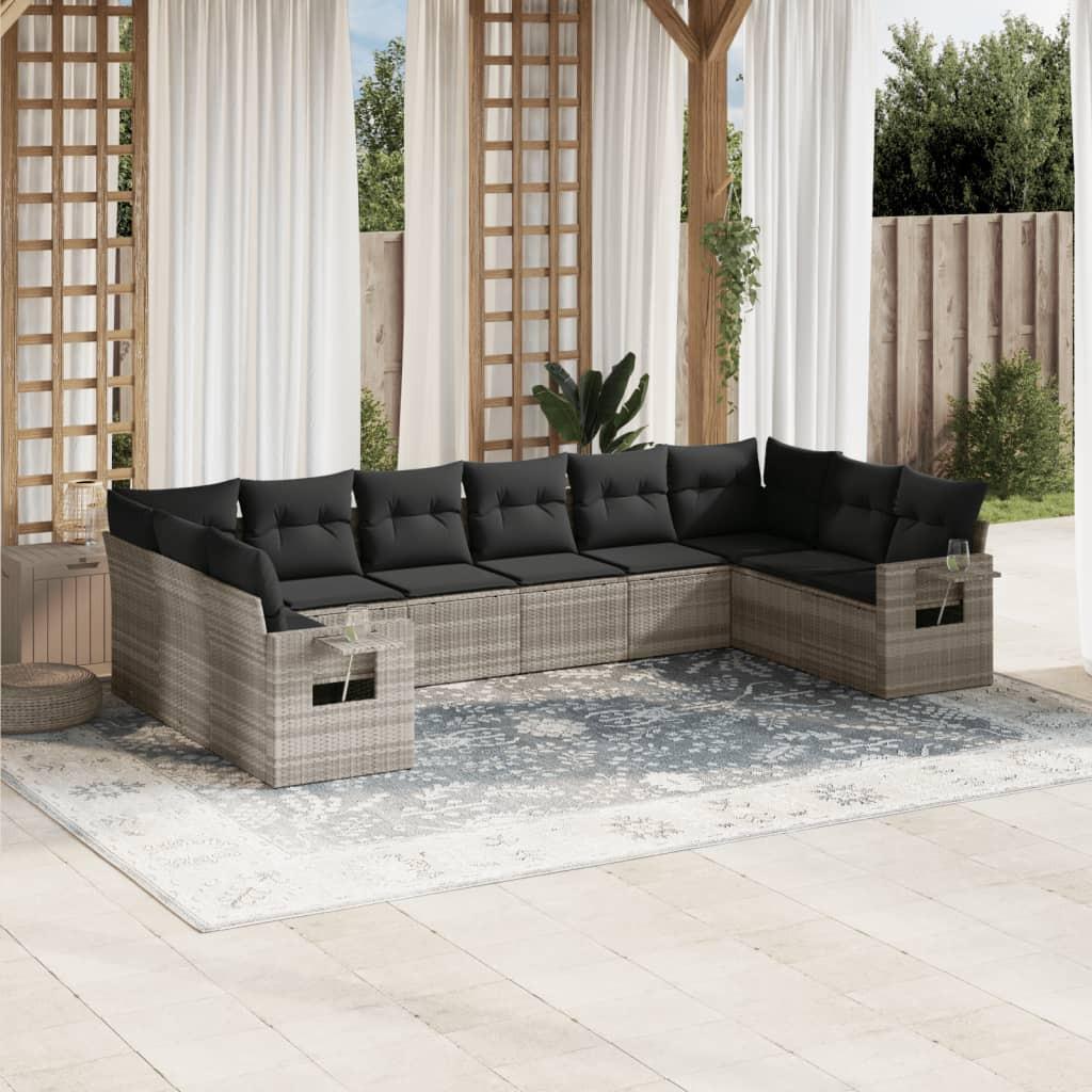 VidaXL Garten sofagarnitur poly-rattan