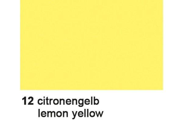 Ursus URSUS Plakatkarton 48x68cm 1002512 380g, citronengelb