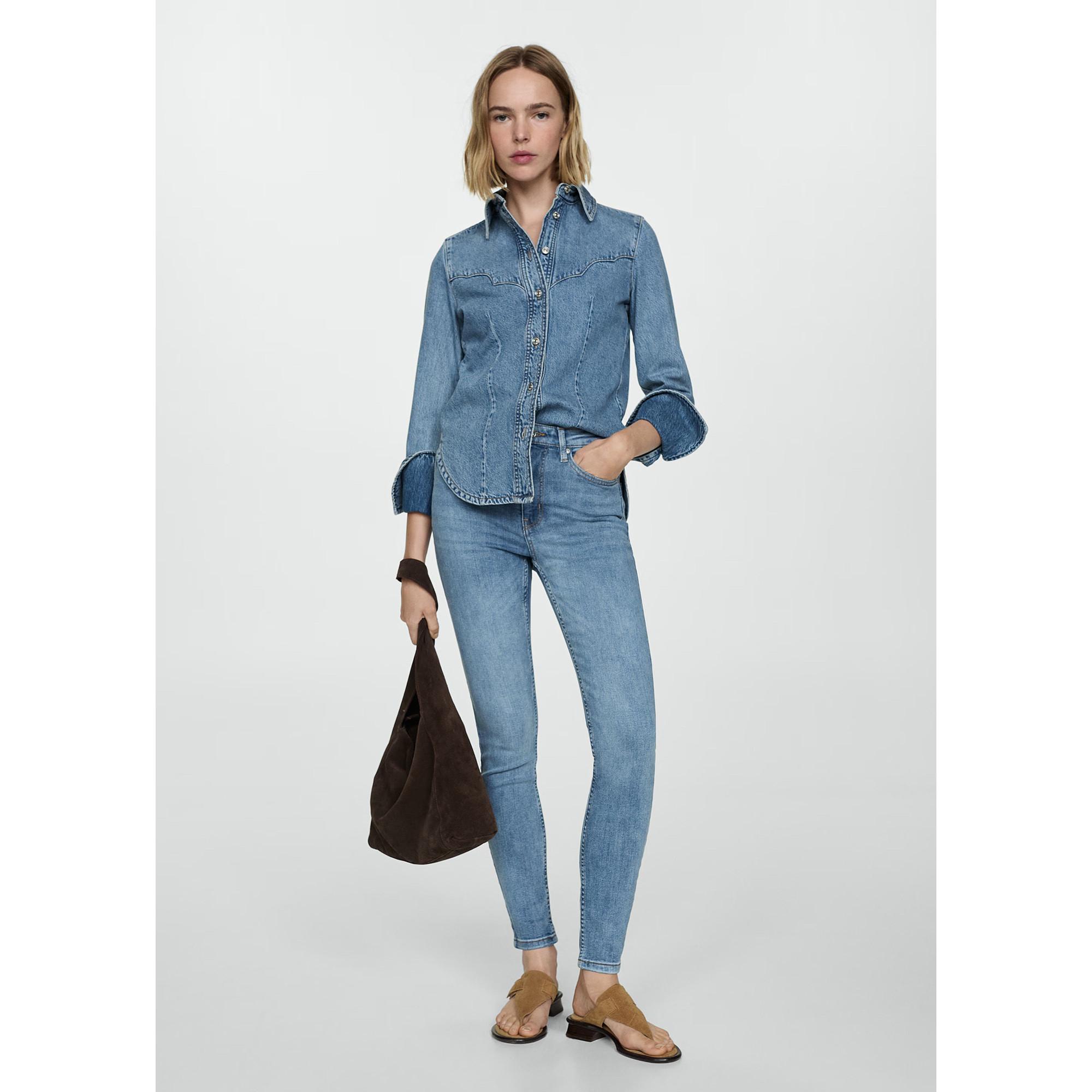 MANGO Abby Skinny Fit High-Waist Jeans