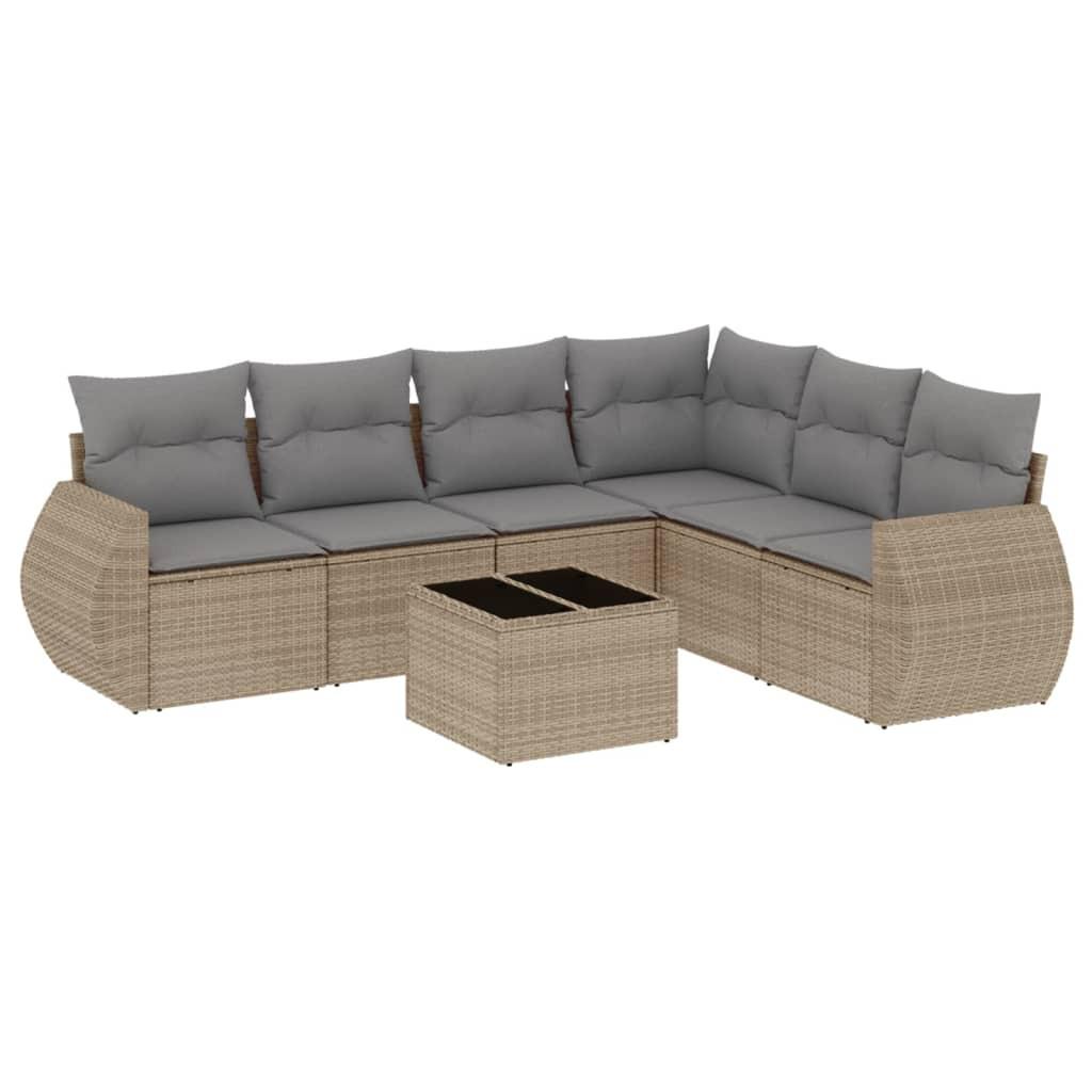 VidaXL Garten sofagarnitur poly-rattan